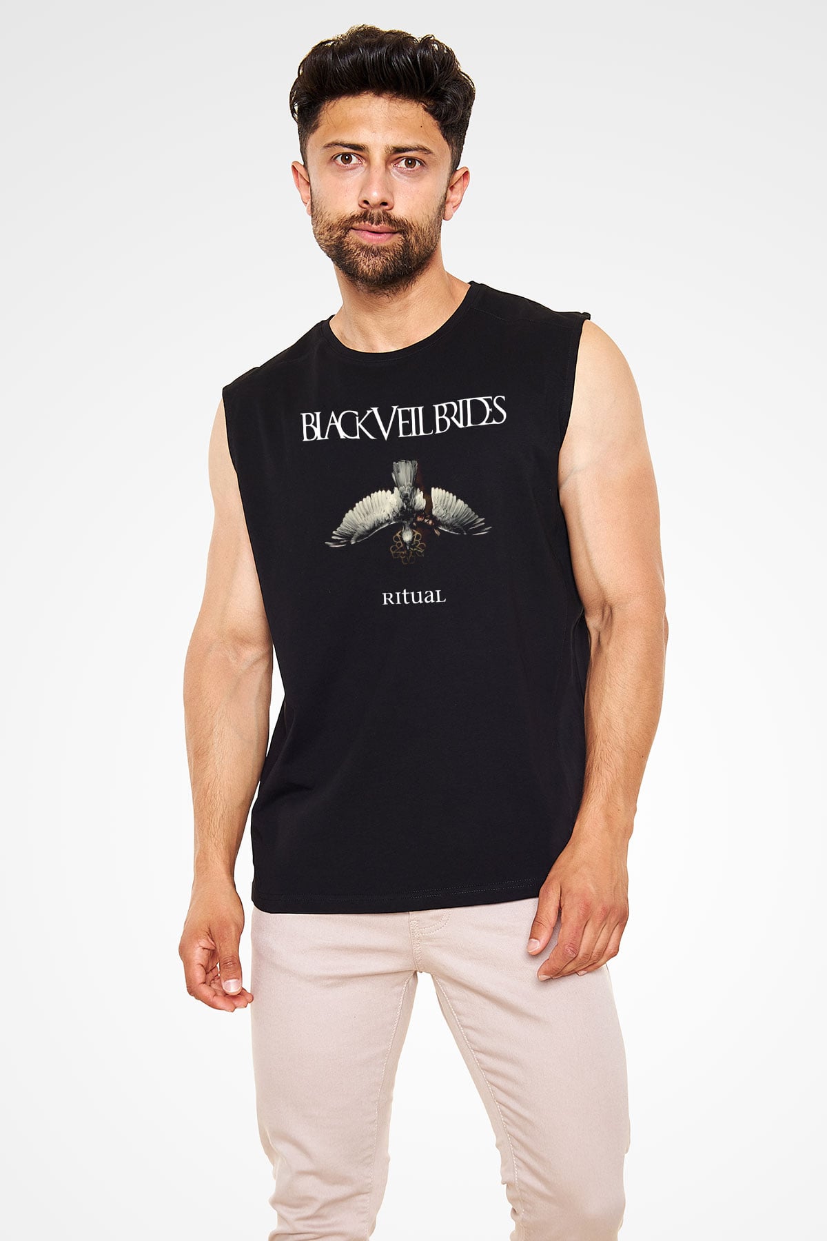 Black Veil Brides Siyah Unisex Kolsuz Tişört