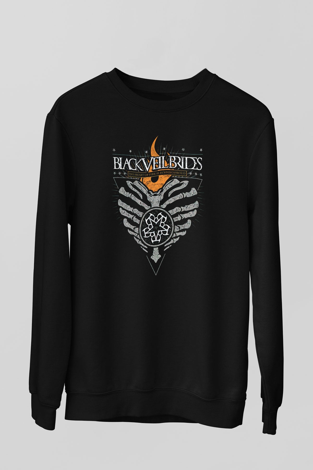 Black Veil Brides Siyah Unisex Sweatshirt