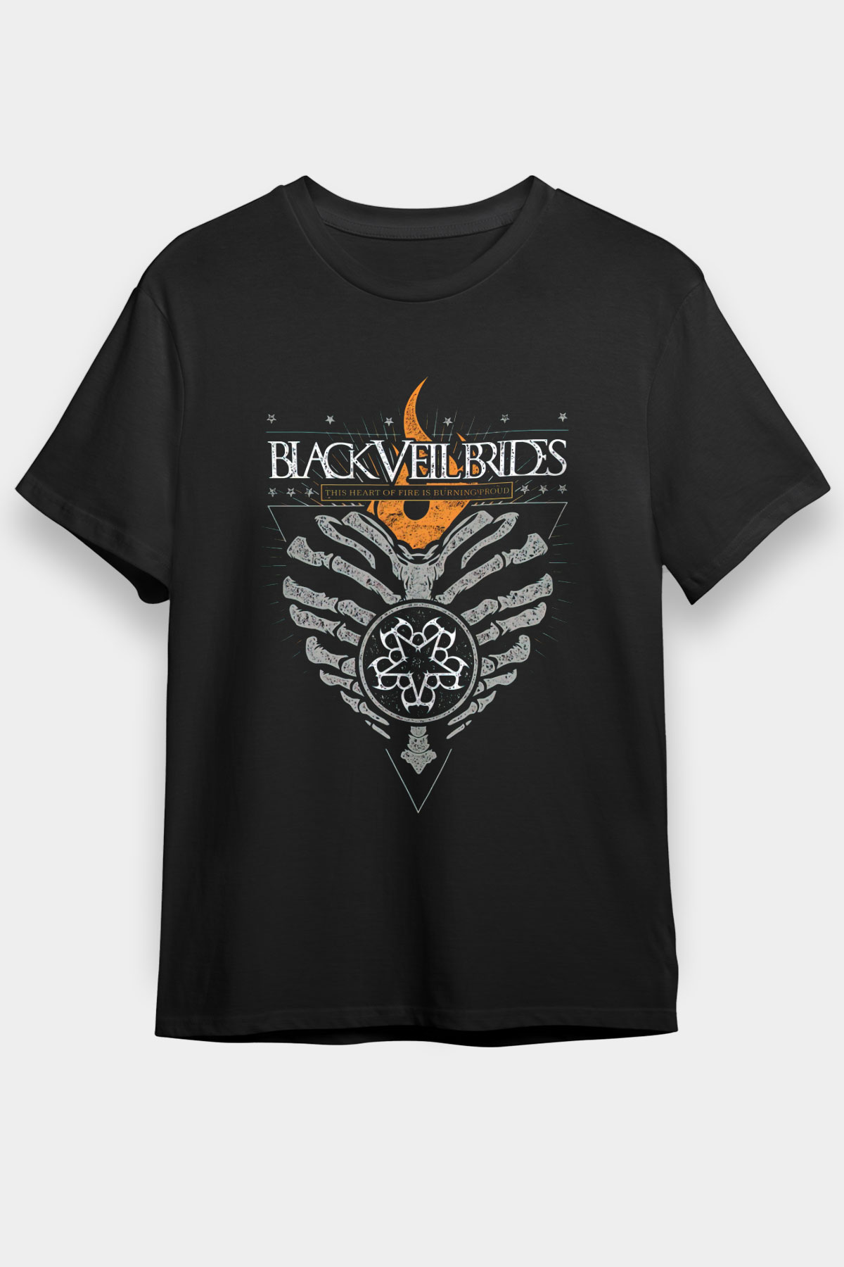 Black Veil Brides Siyah Unisex Tişört T-Shirt - TişörtFabrikası