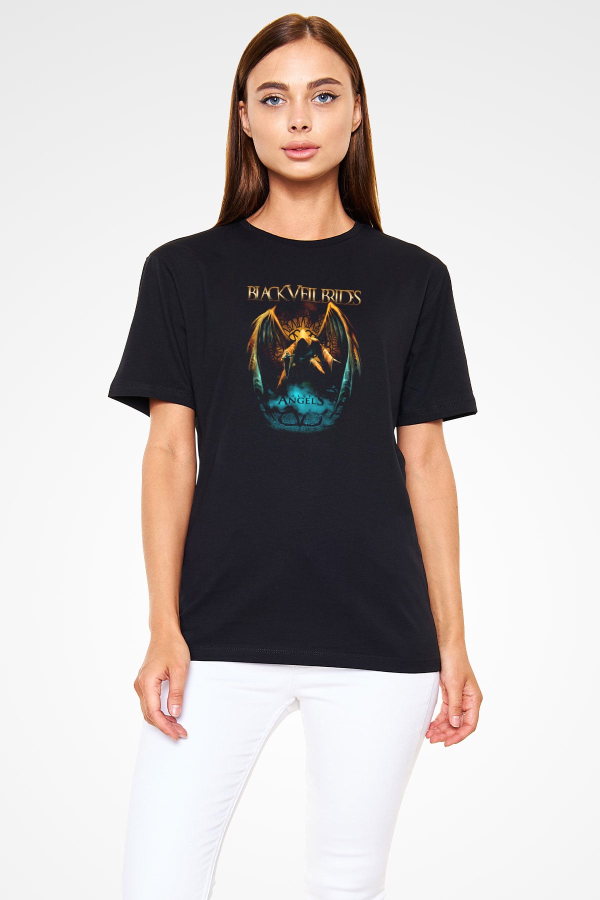Black Veil Brides Siyah Unisex Tişört T-Shirt - TişörtFabrikası