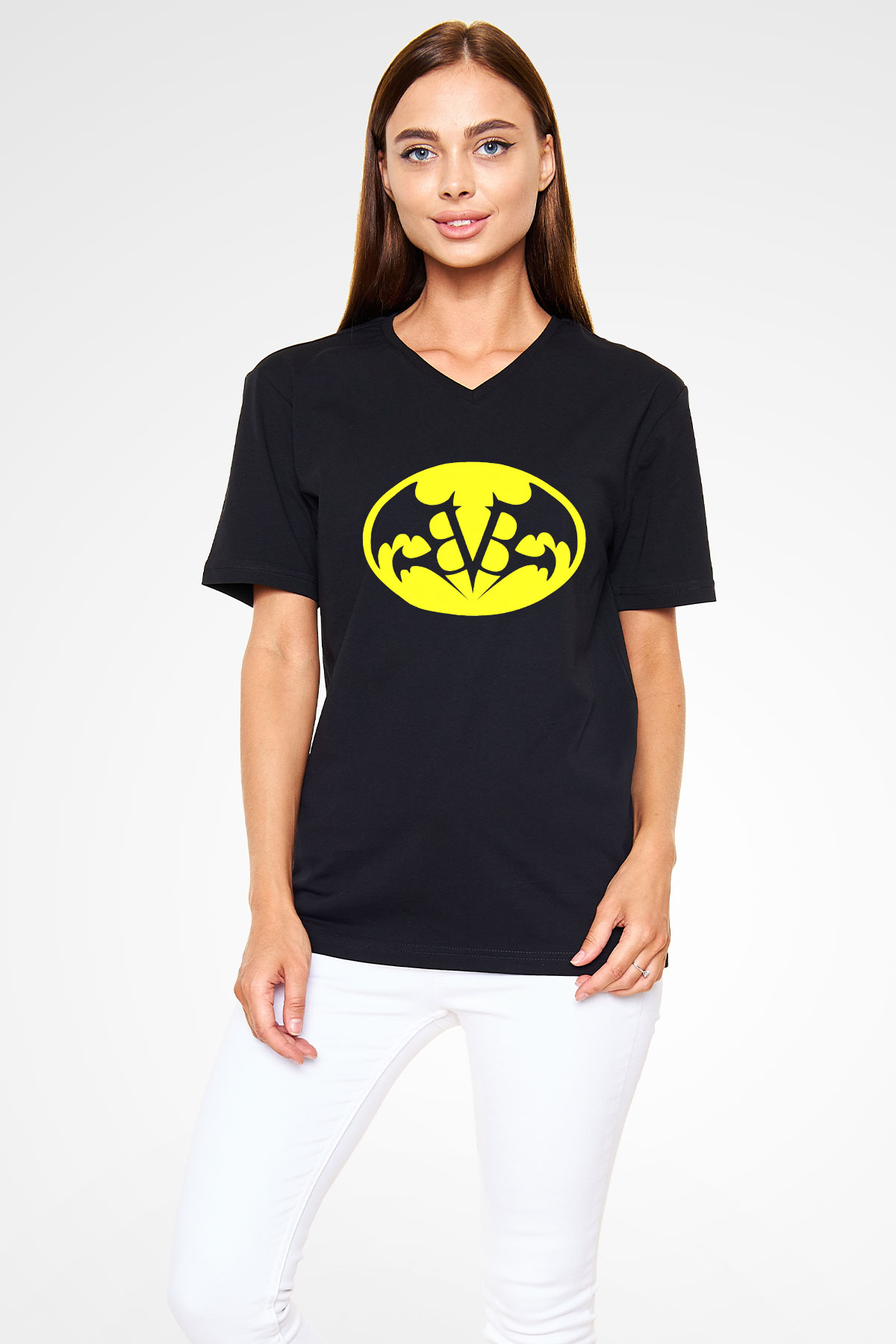 Black Veil Brides Siyah Unisex V Yaka Tişört