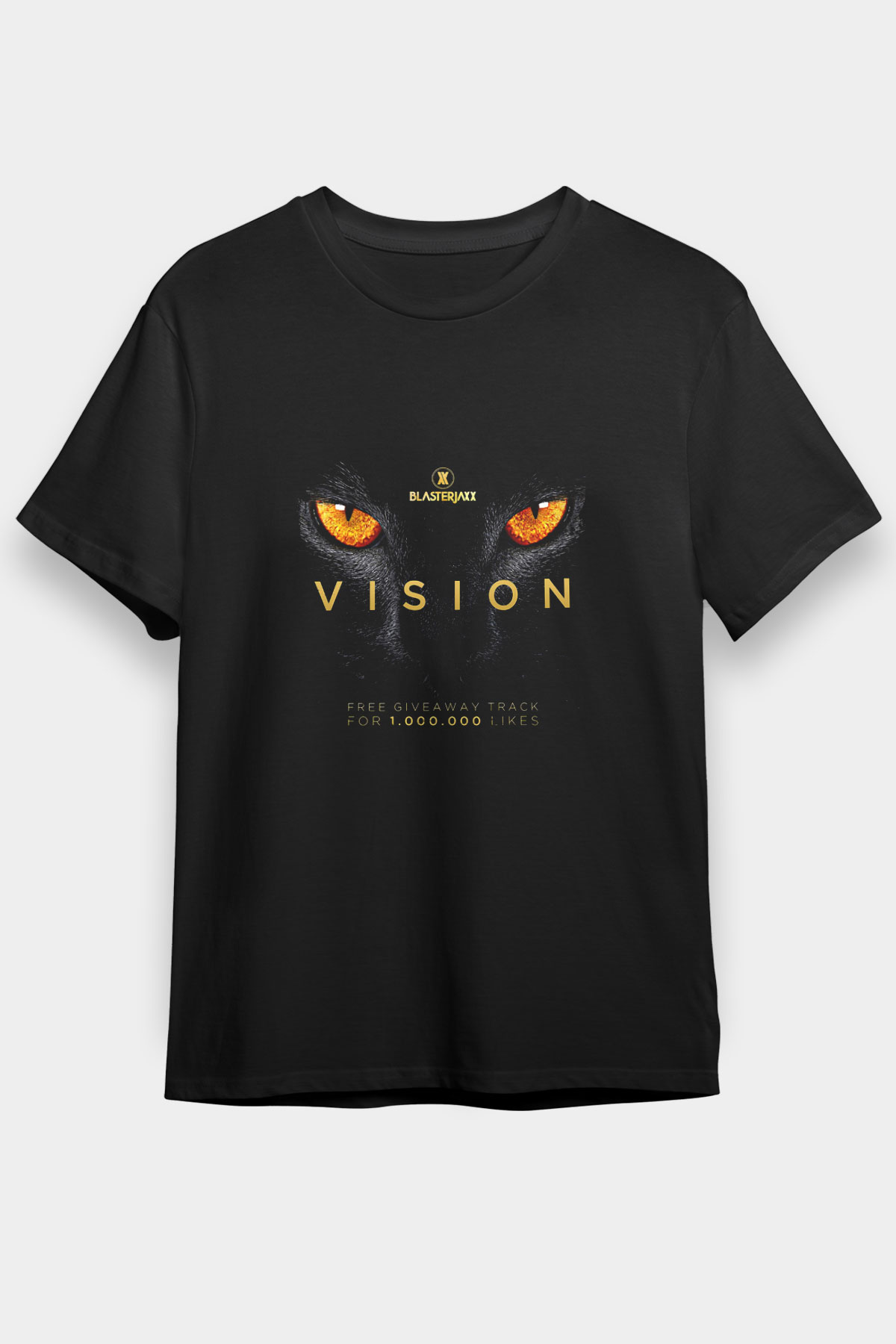 Blasterjaxx Baskılı Unisex Siyah Tişört