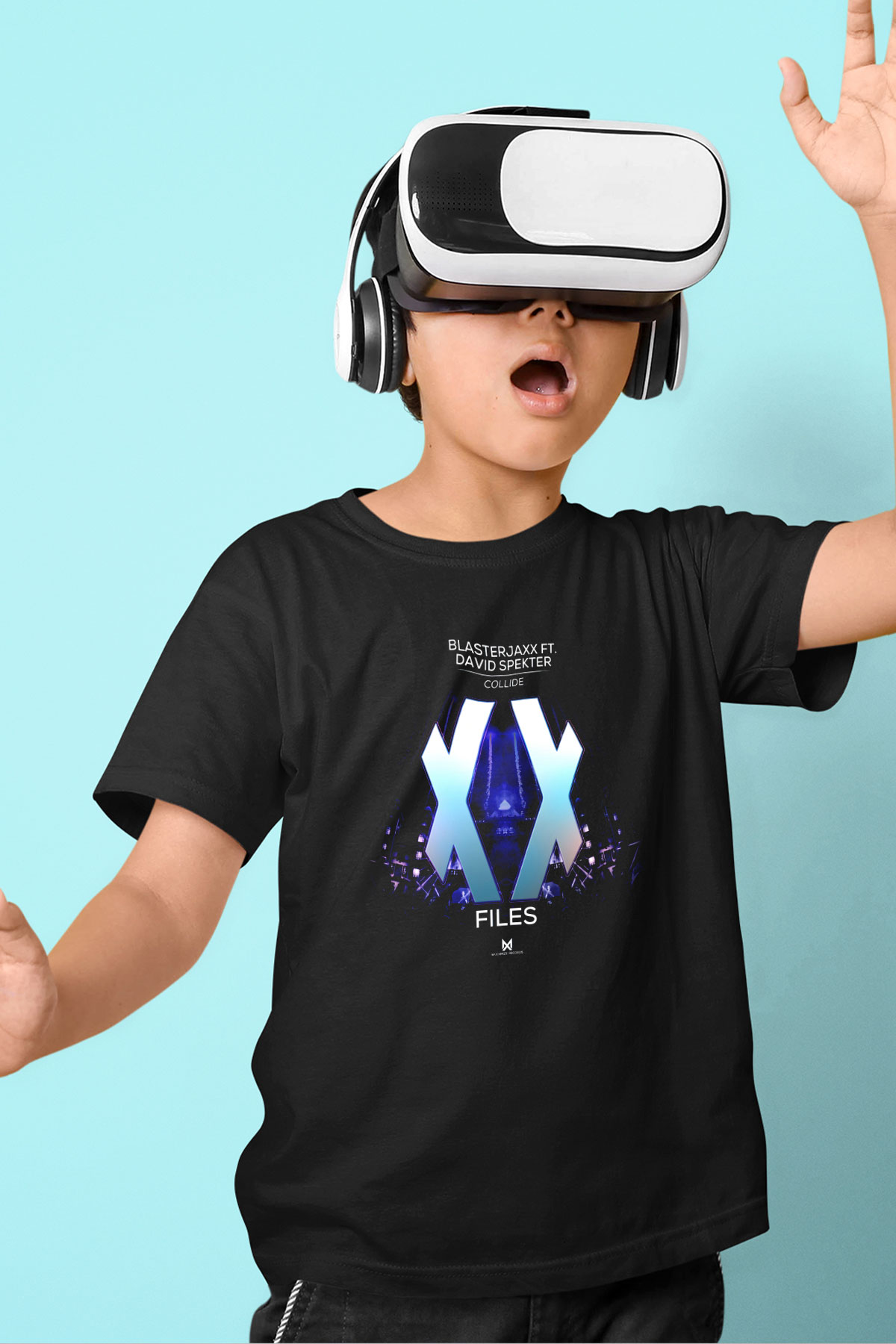 Blasterjaxx Siyah Unisex Çocuk Tişört