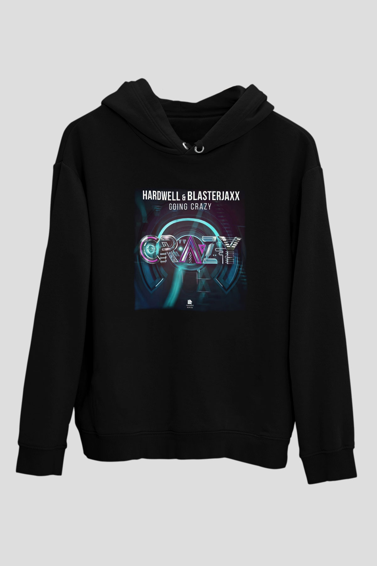 Blasterjaxx Siyah Unisex Kapüşonlu Sweatshirt