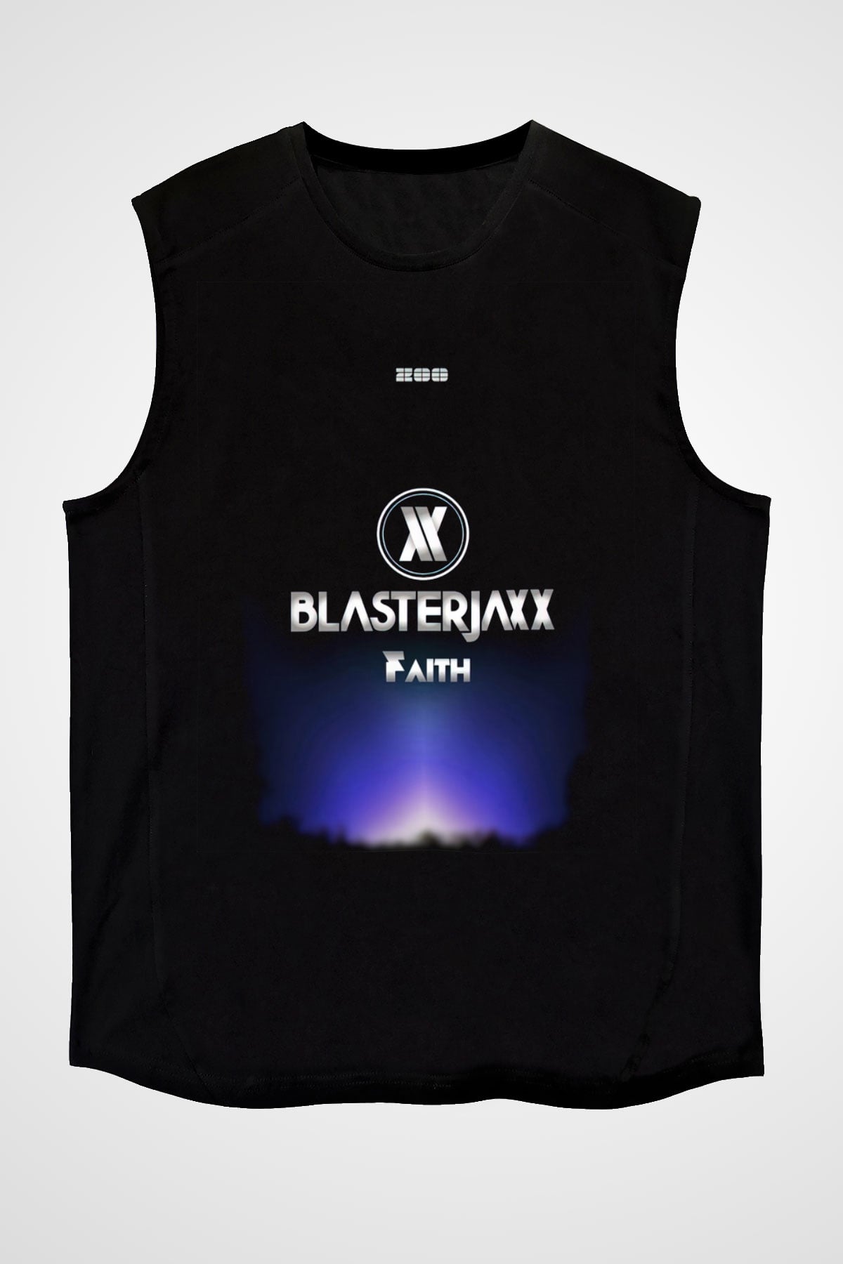 Blasterjaxx Siyah Unisex Kolsuz Tişört