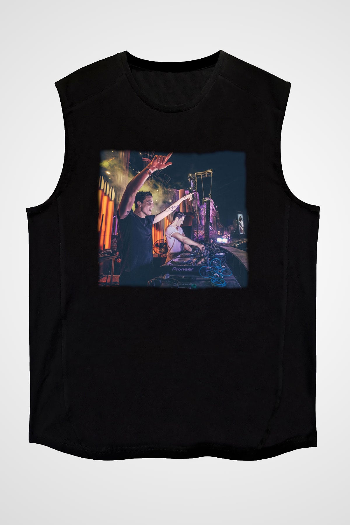 Blasterjaxx Siyah Unisex Kolsuz Tişört