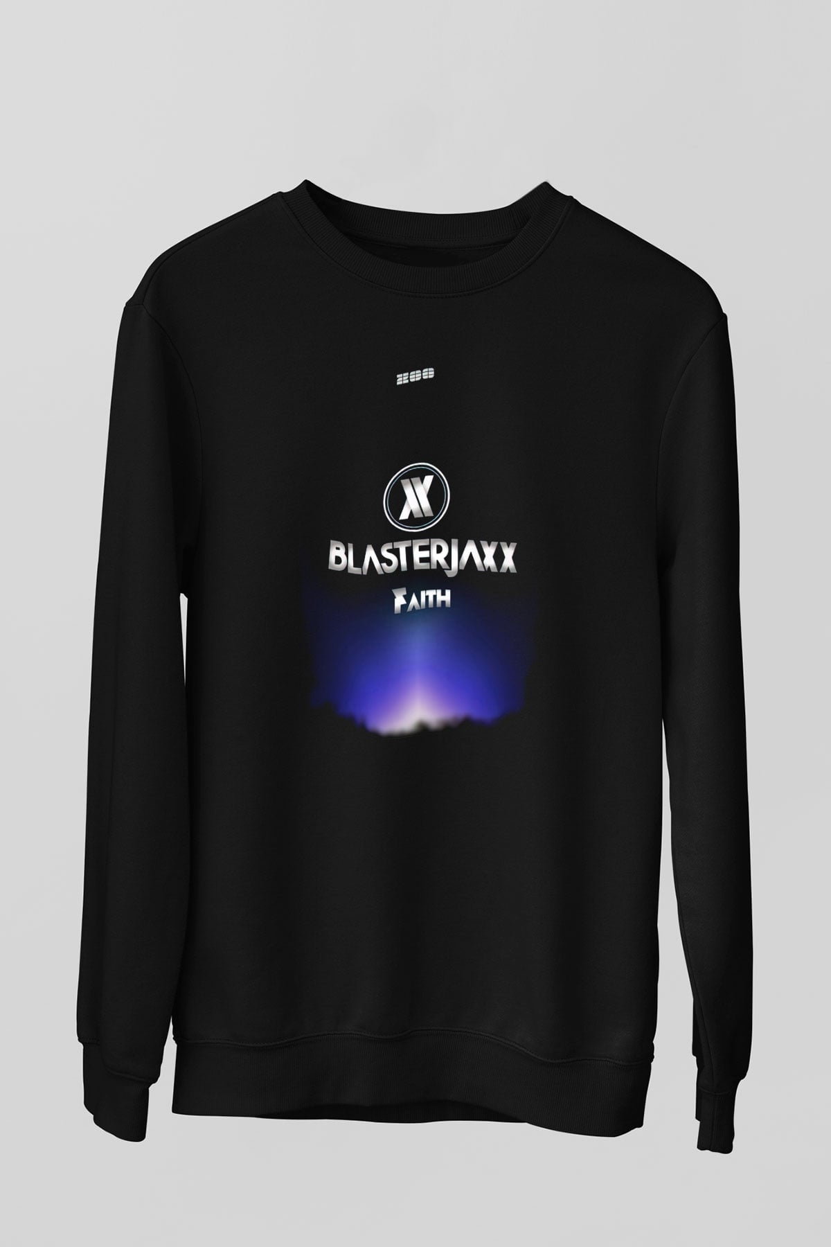 Blasterjaxx Siyah Unisex Sweatshirt