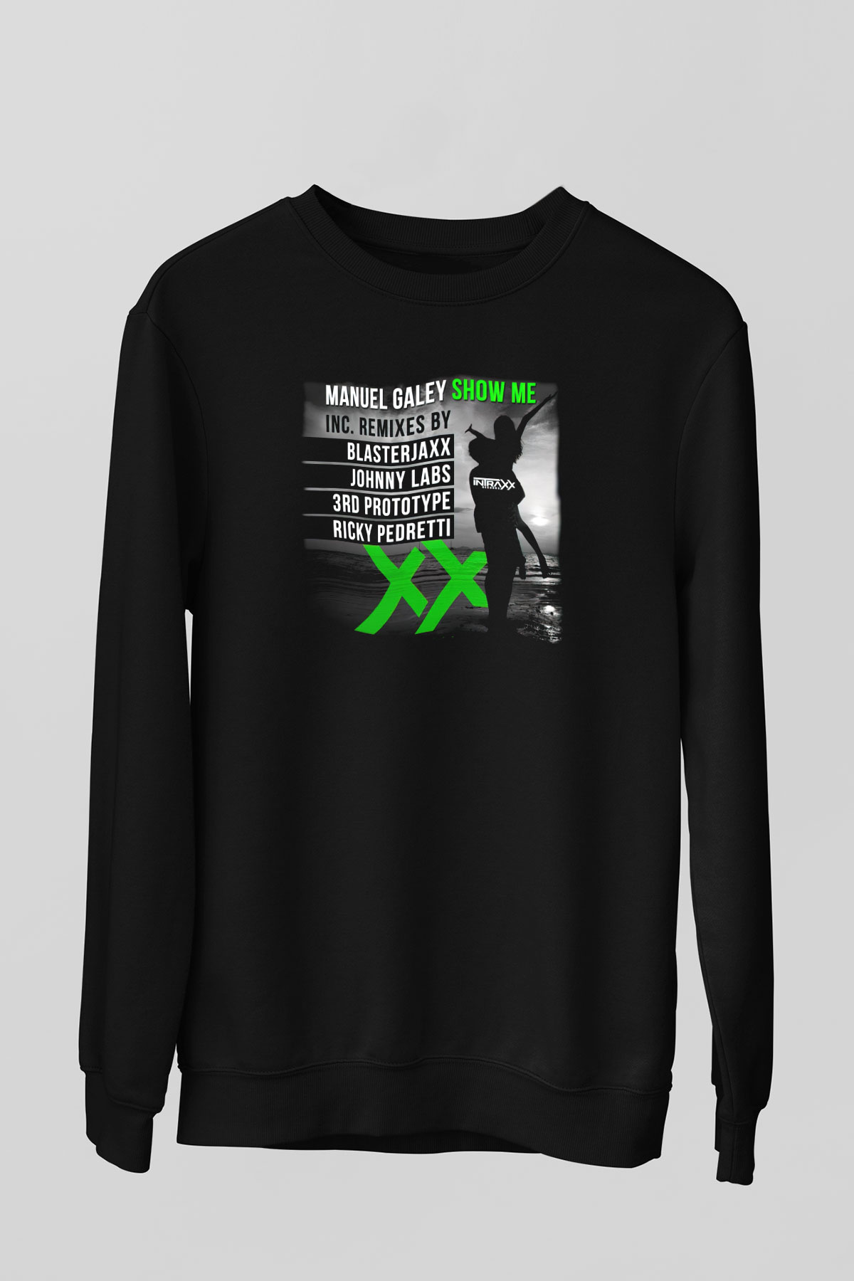 Blasterjaxx Siyah Unisex Sweatshirt