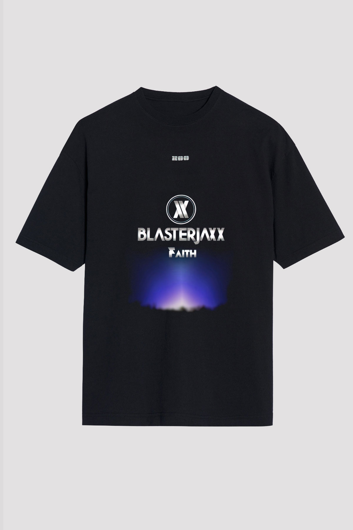 Blasterjaxx Siyah Unisex Tişört T-Shirt - TişörtFabrikası