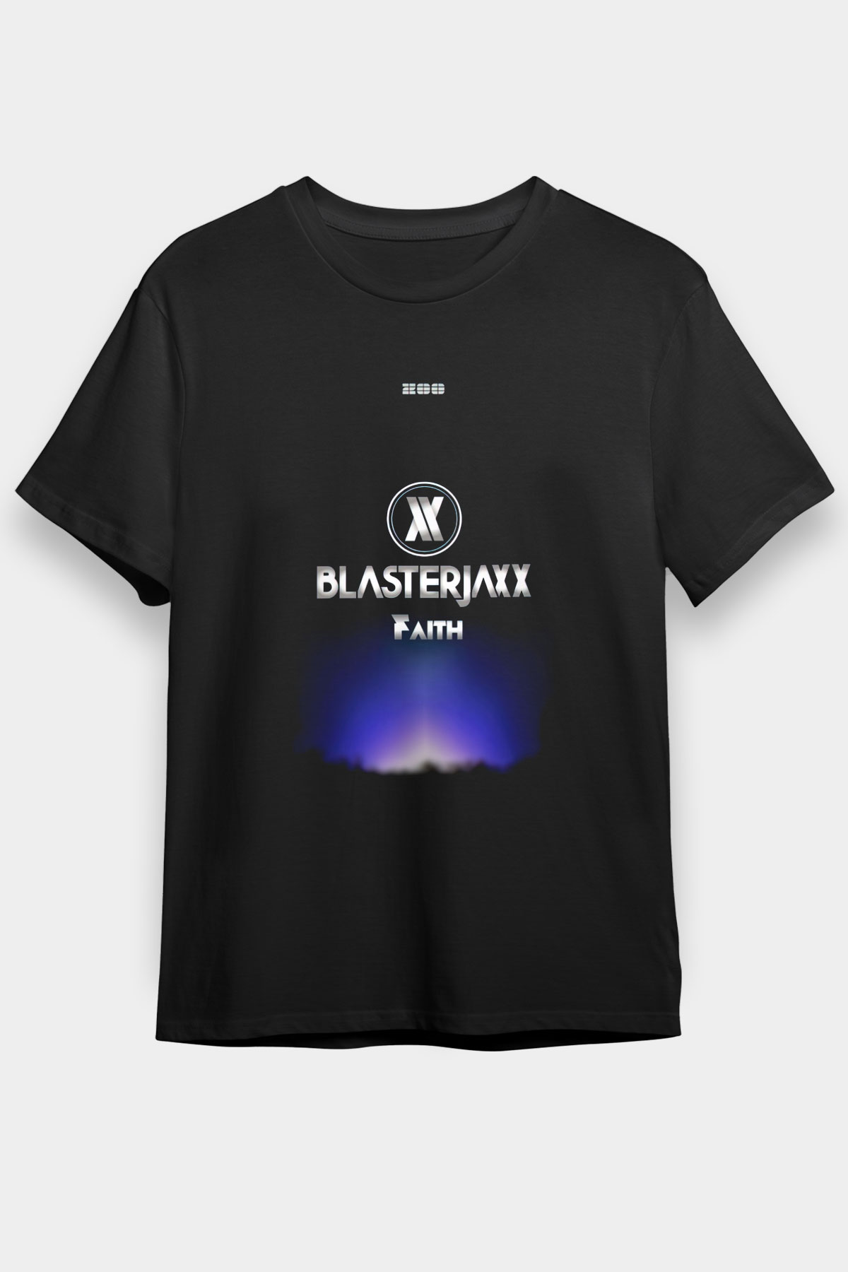 Blasterjaxx Siyah Unisex Tişört T-Shirt - TişörtFabrikası