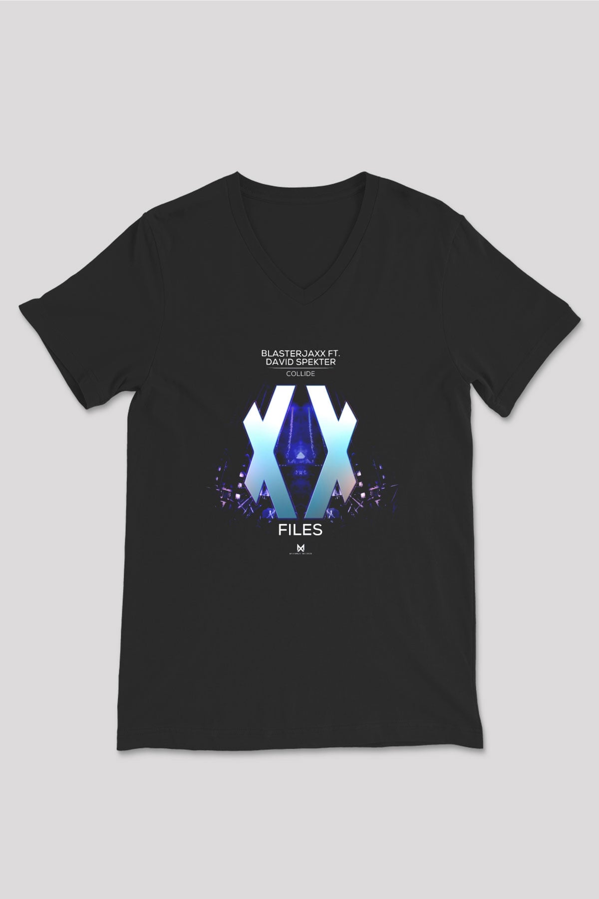 Blasterjaxx Siyah Unisex V Yaka Tişört