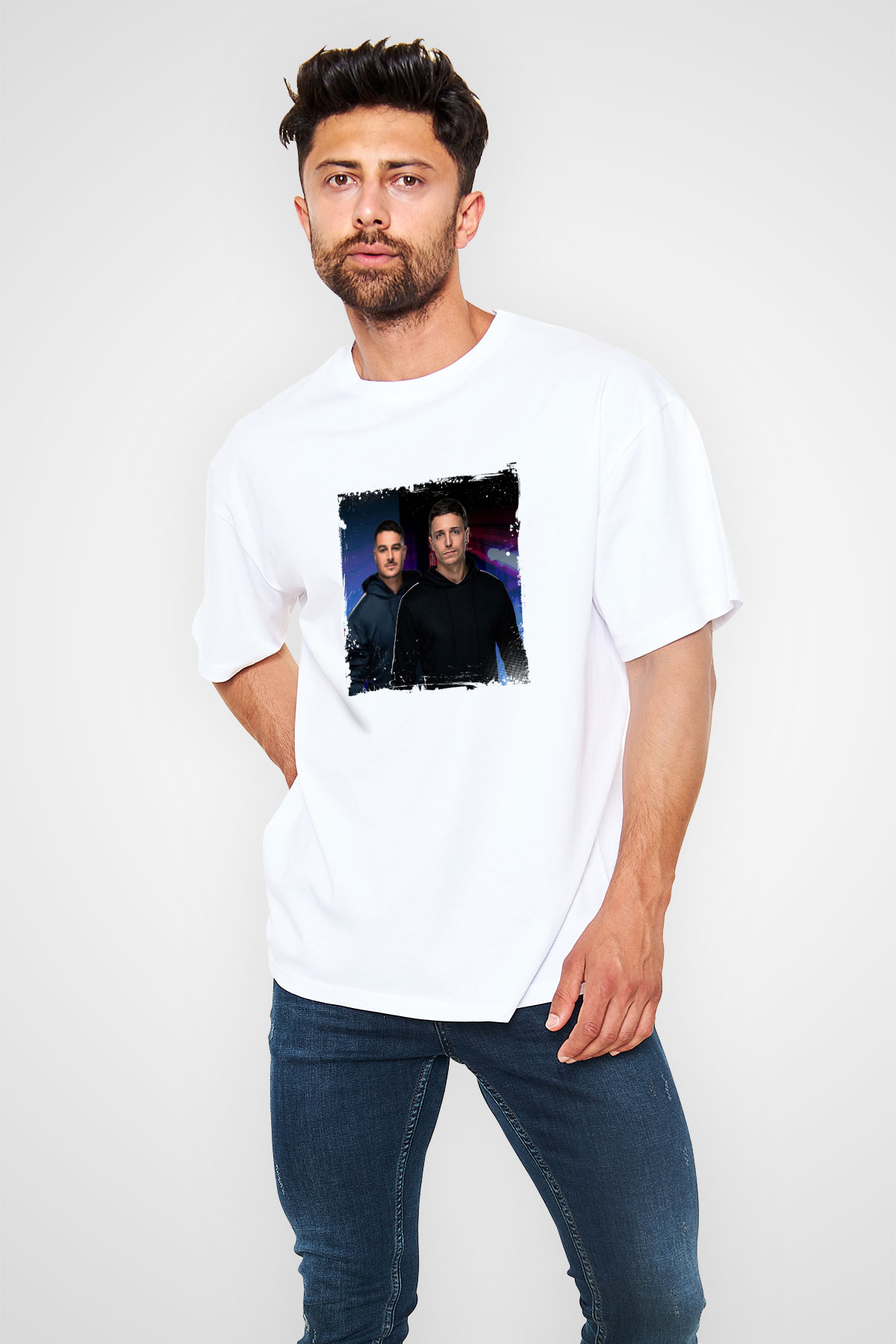 BlasterjaxxBaskılı Beyaz Tişört