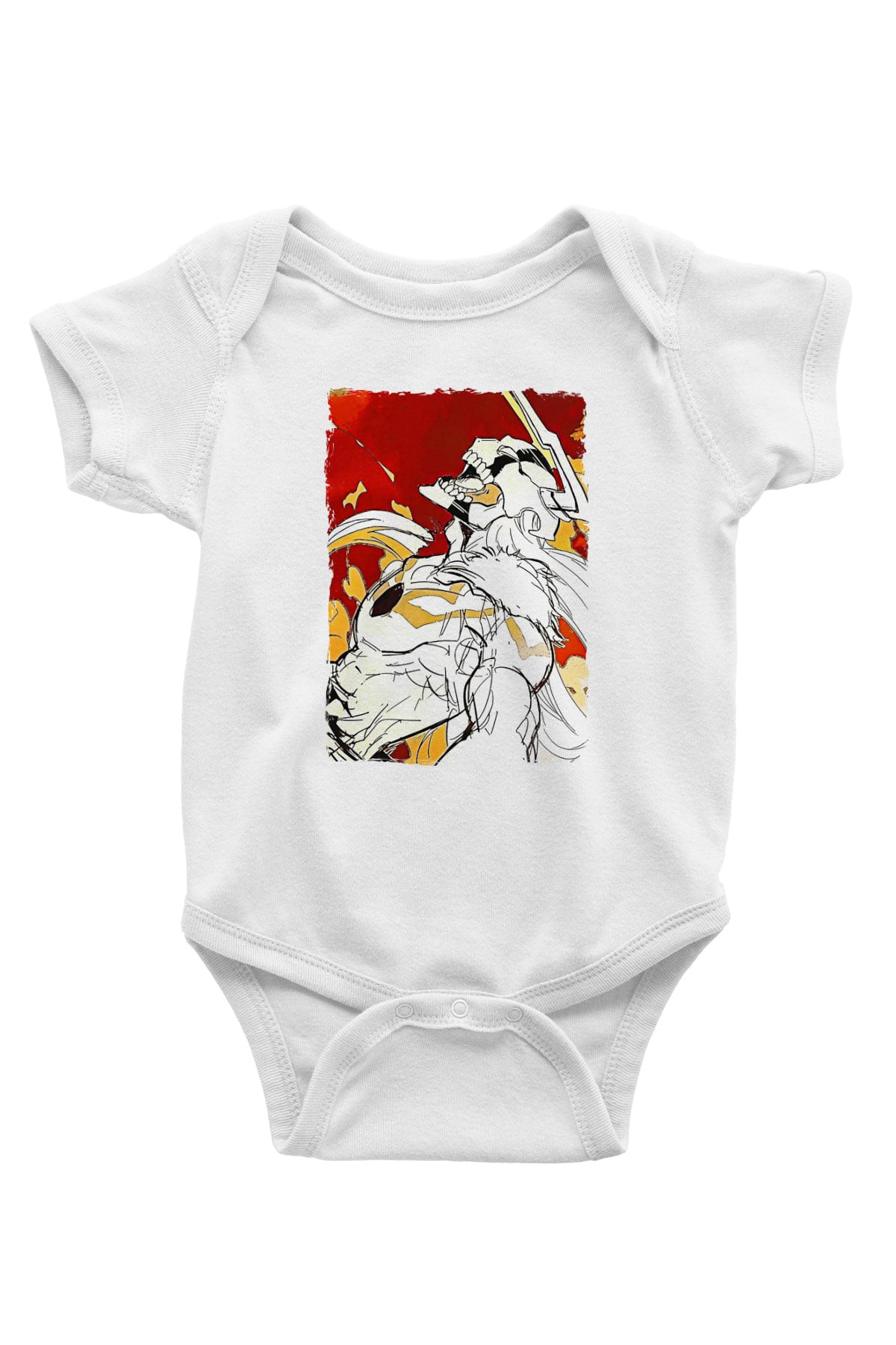Bleach Baskılı Beyaz Unisex Bebek Body - Zıbın