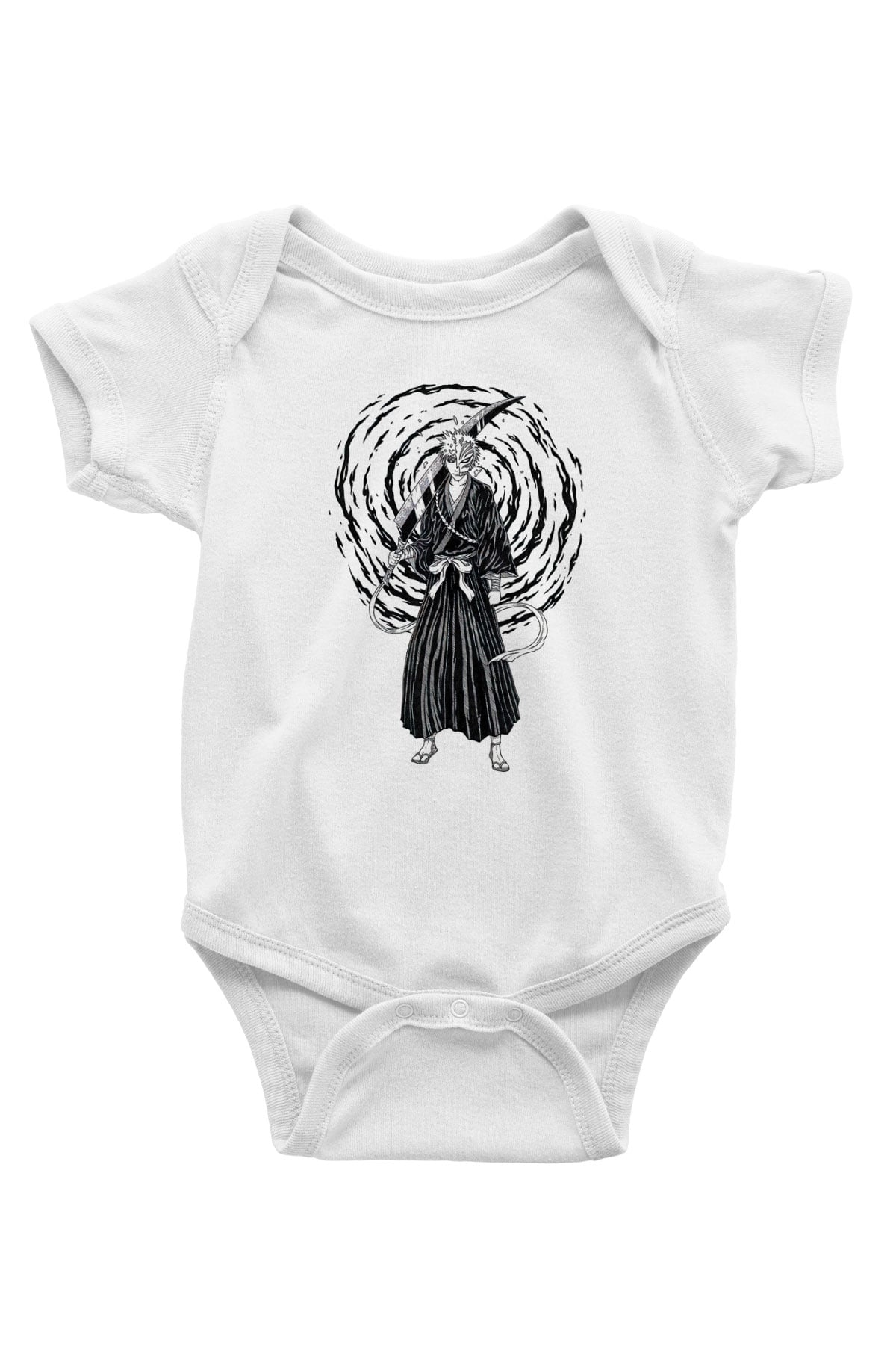 Bleach Baskılı Beyaz Unisex Bebek Body - Zıbın