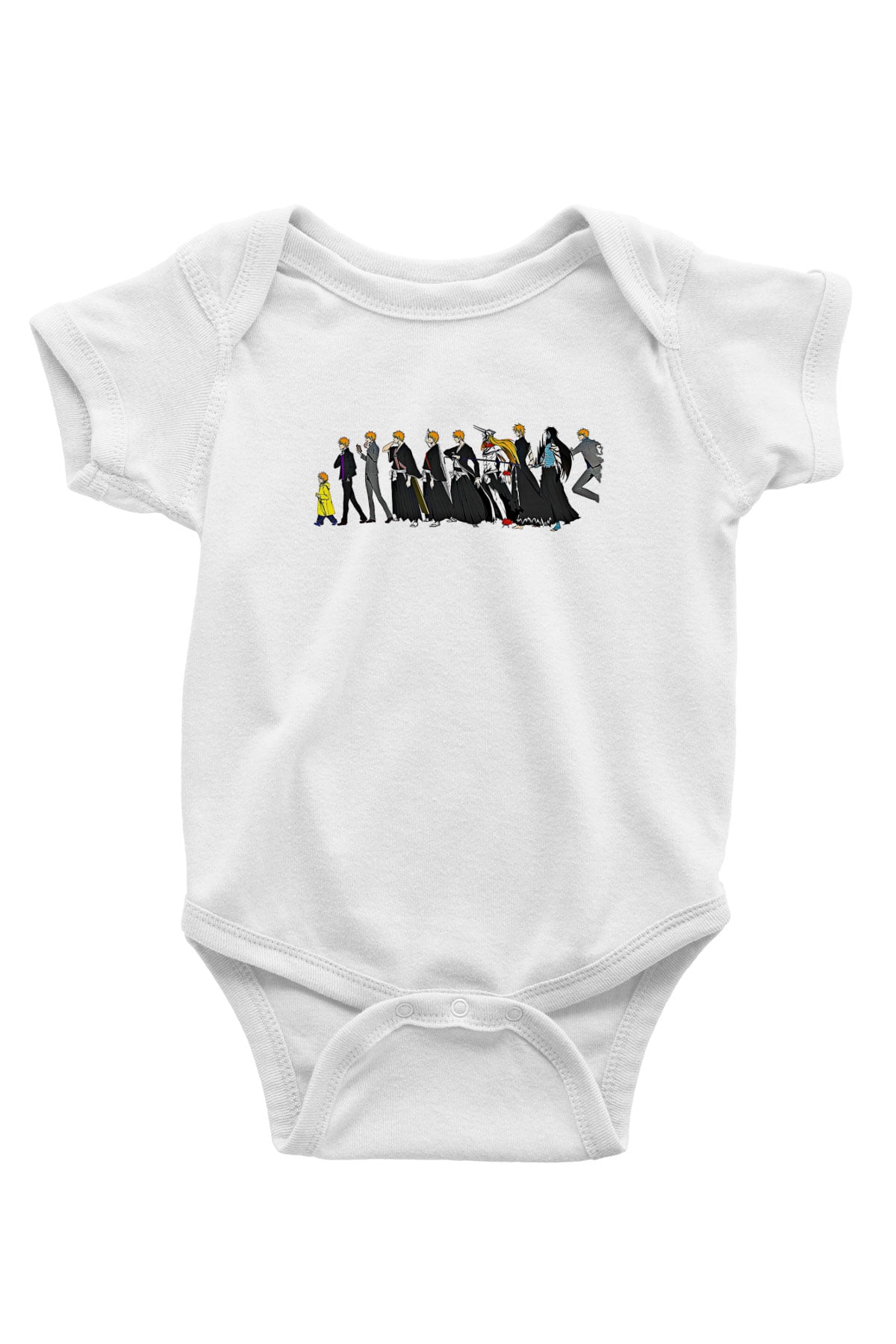 Bleach Baskılı Beyaz Unisex Bebek Body - Zıbın