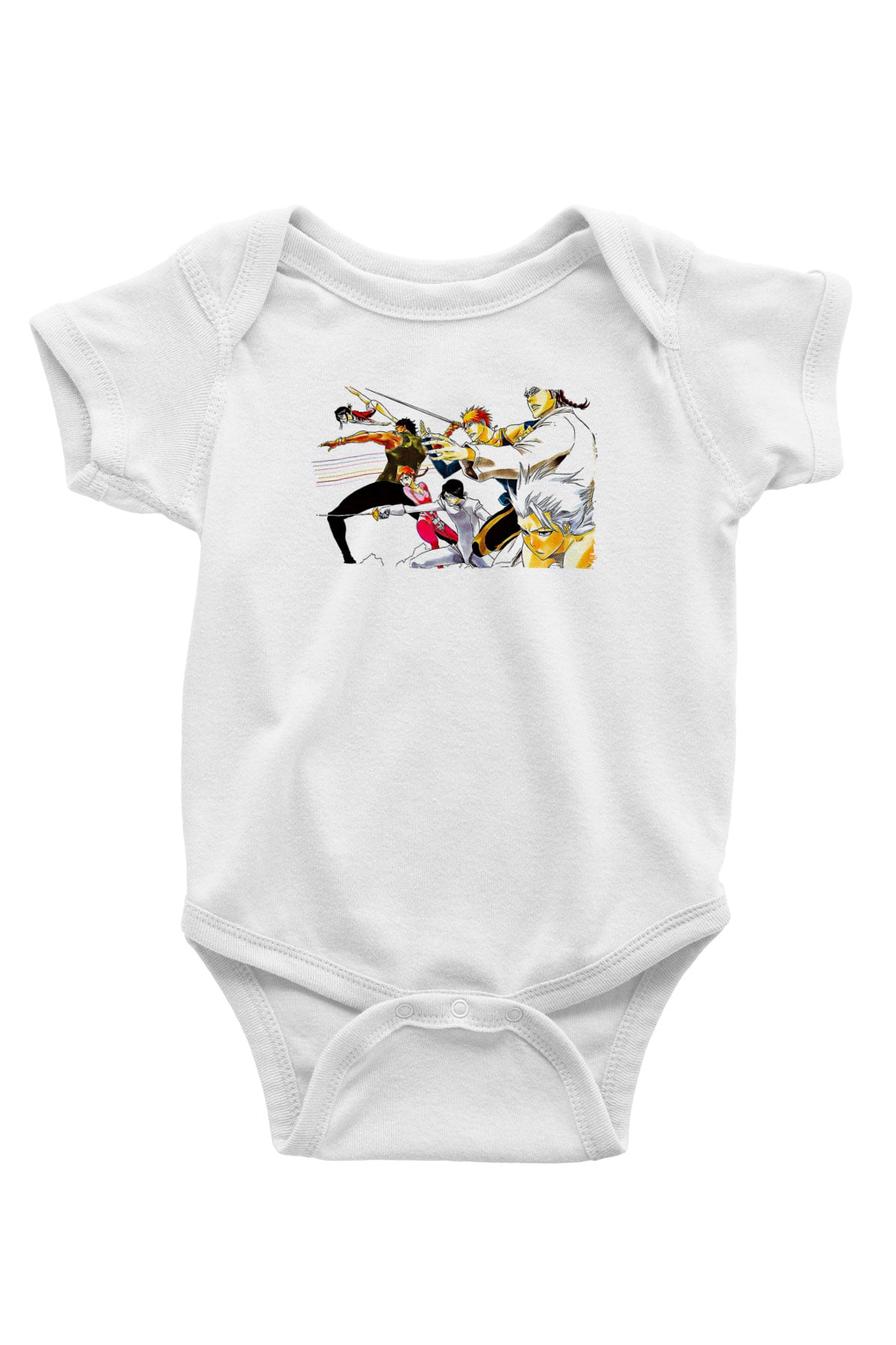 Bleach Baskılı Beyaz Unisex Bebek Body - Zıbın
