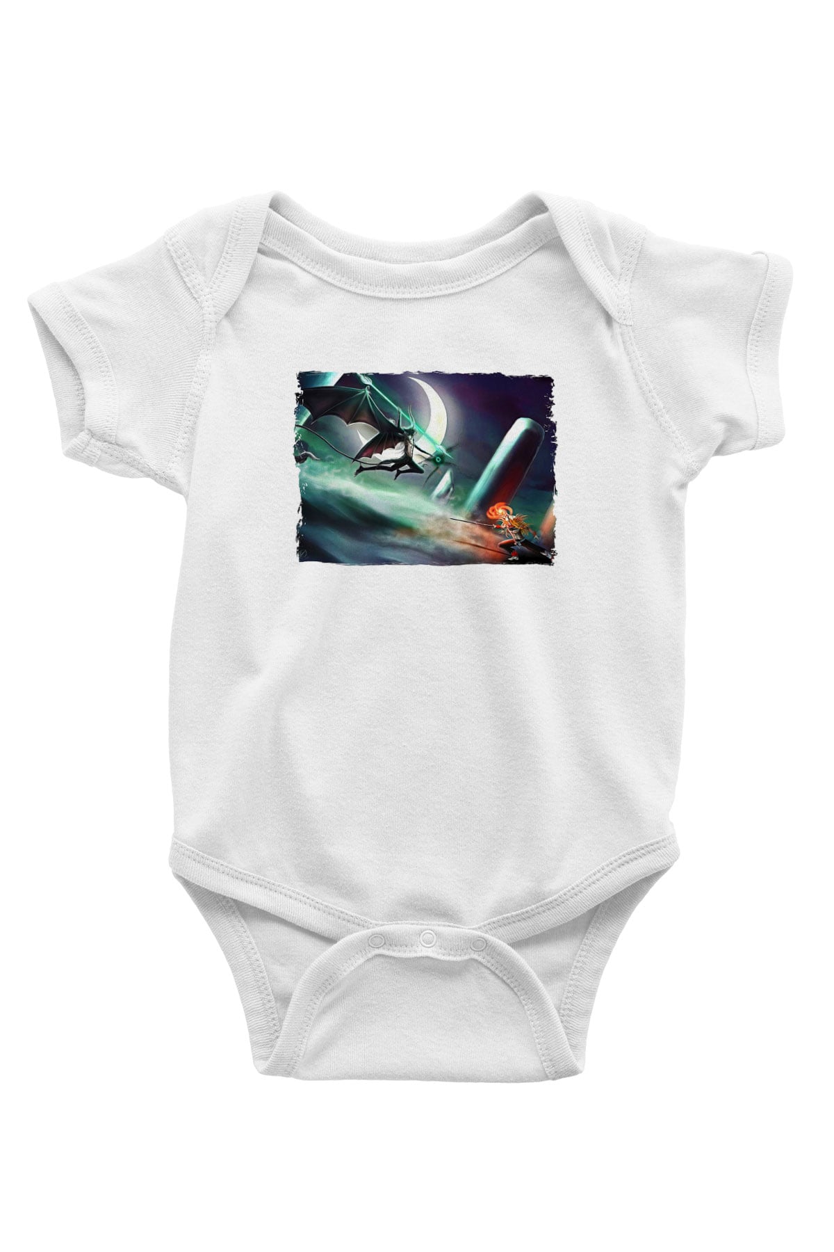 Bleach Baskılı Beyaz Unisex Bebek Body - Zıbın