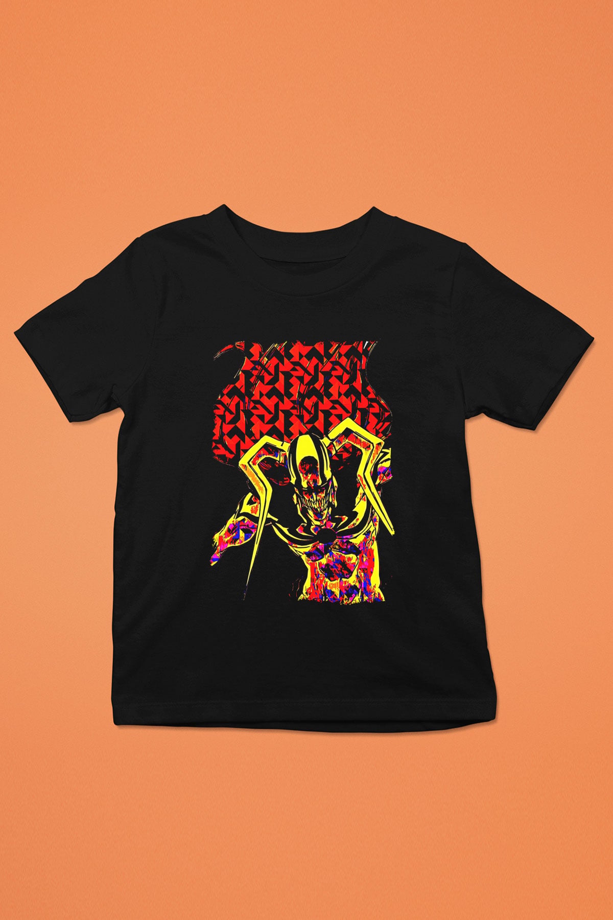 Bleach Baskılı Unisex Siyah Çocuk Tişört - Tshirt