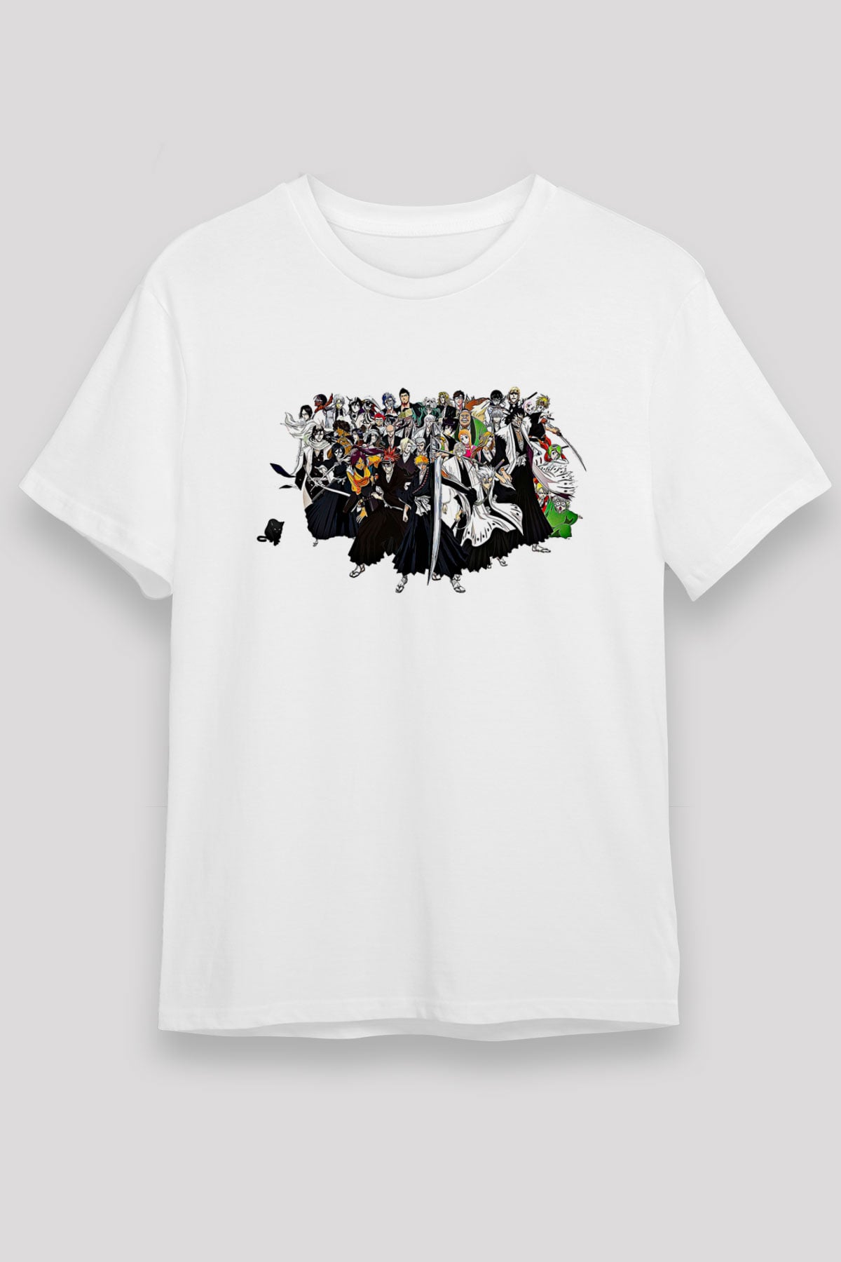 Bleach Unisex Baskılı Beyaz Tişört - Tshirt