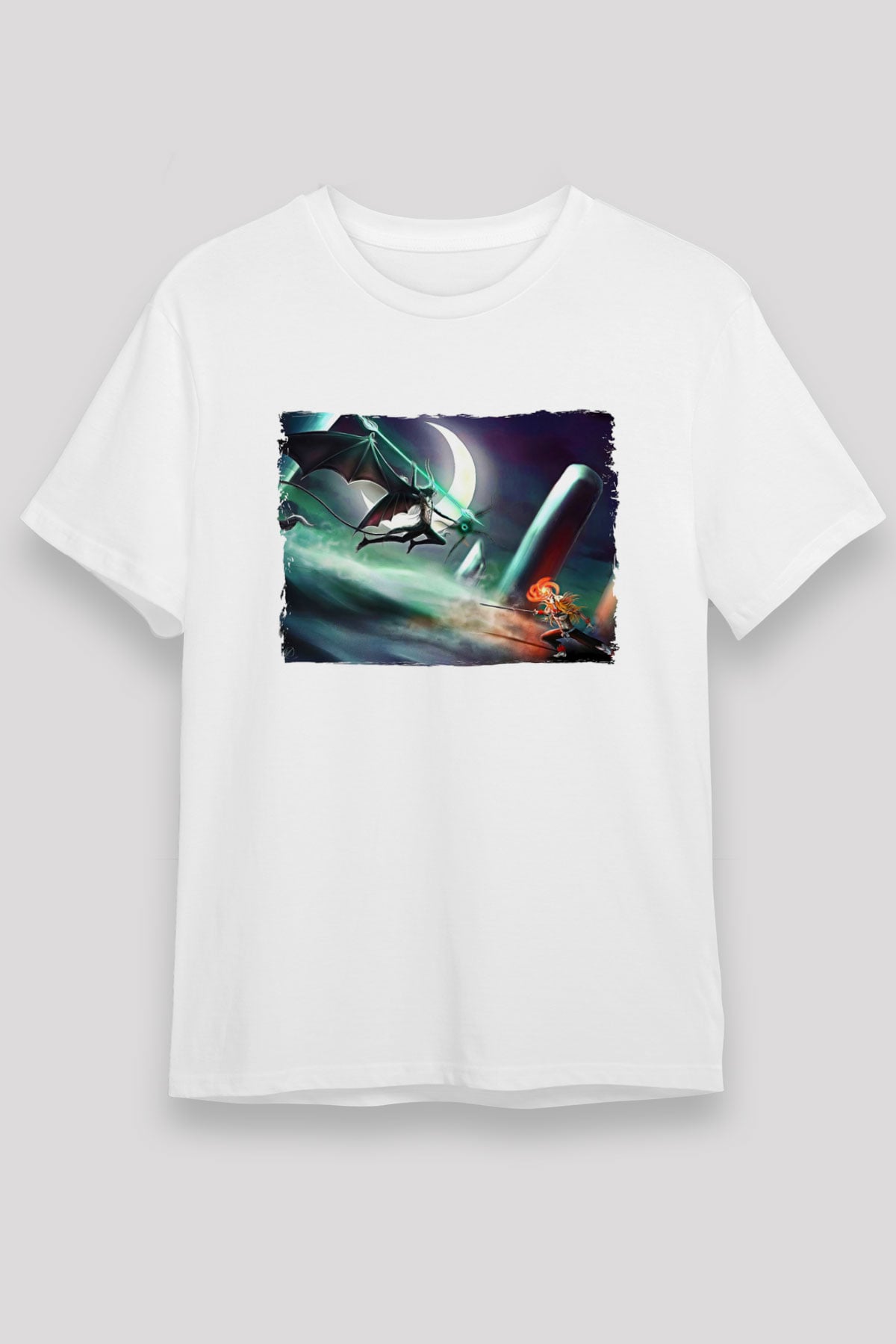 Bleach Unisex Baskılı Beyaz Tişört - Tshirt