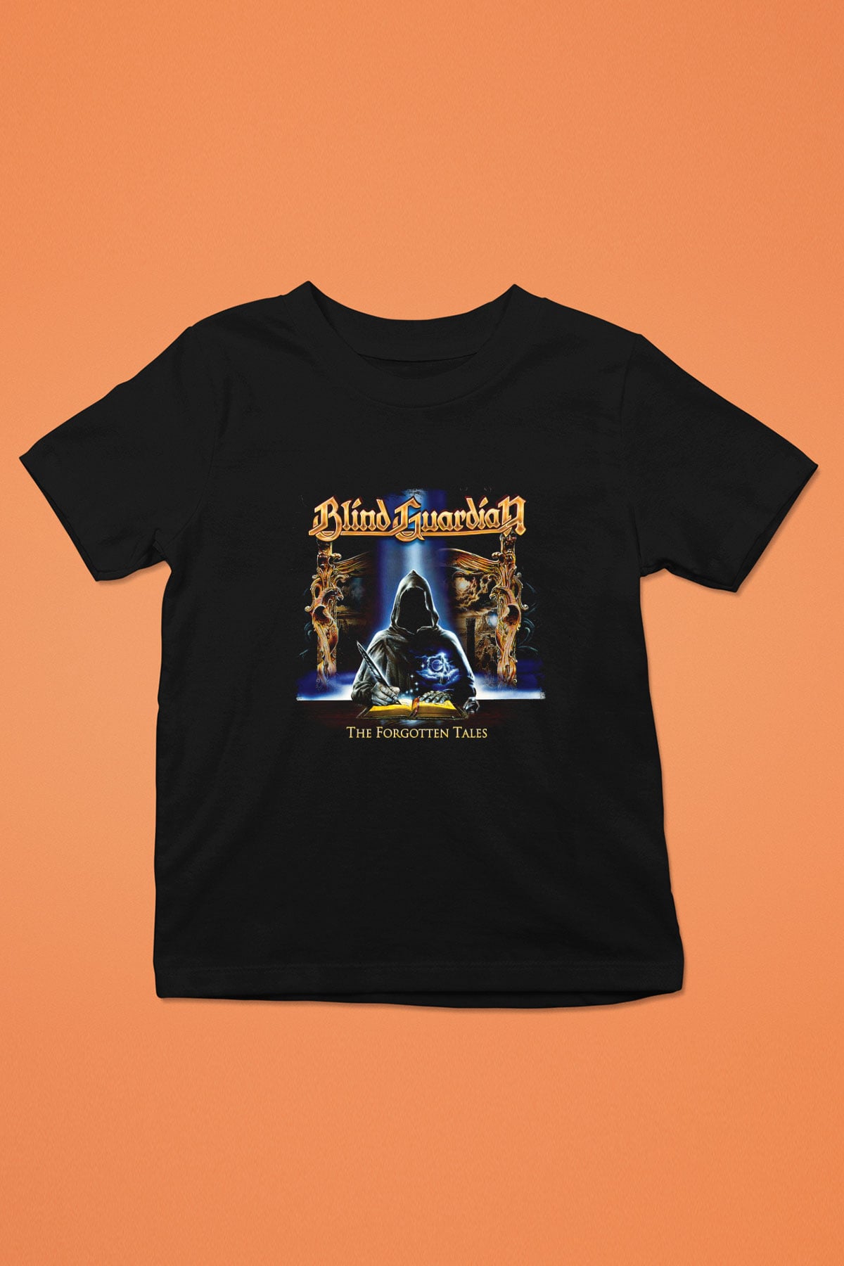 Blind Guardian Baskılı Unisex Siyah Çocuk Tişört