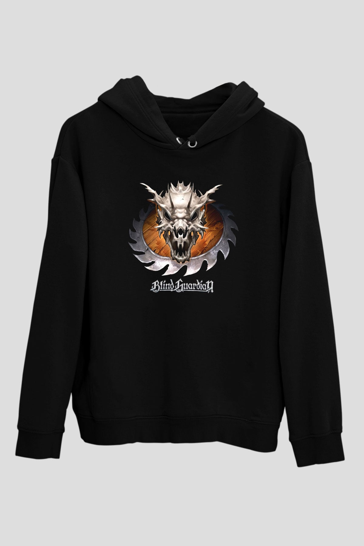 Blind Guardian Siyah Unisex Kapüşonlu Sweatshirt