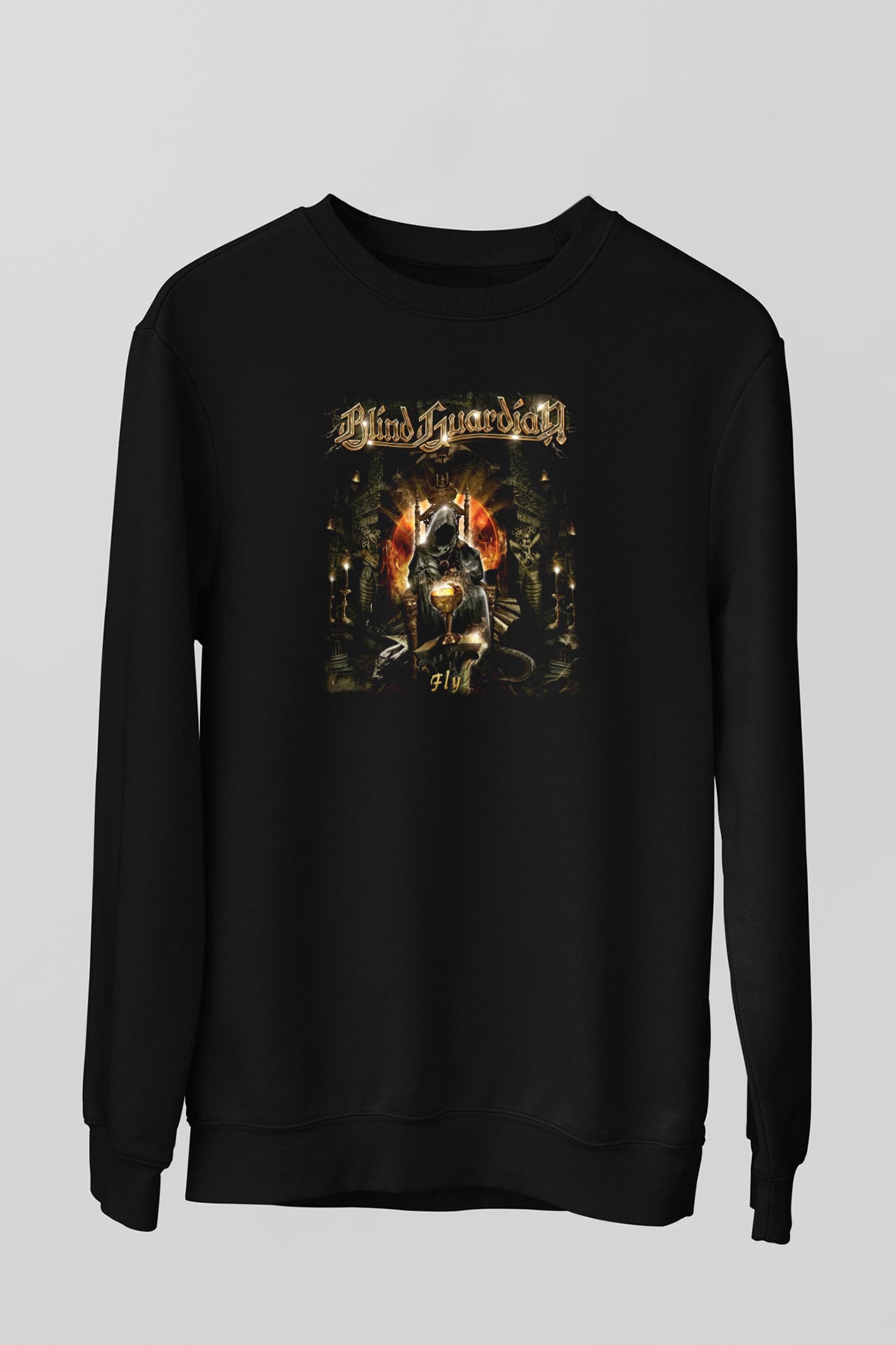 Blind Guardian Siyah Unisex Sweatshirt