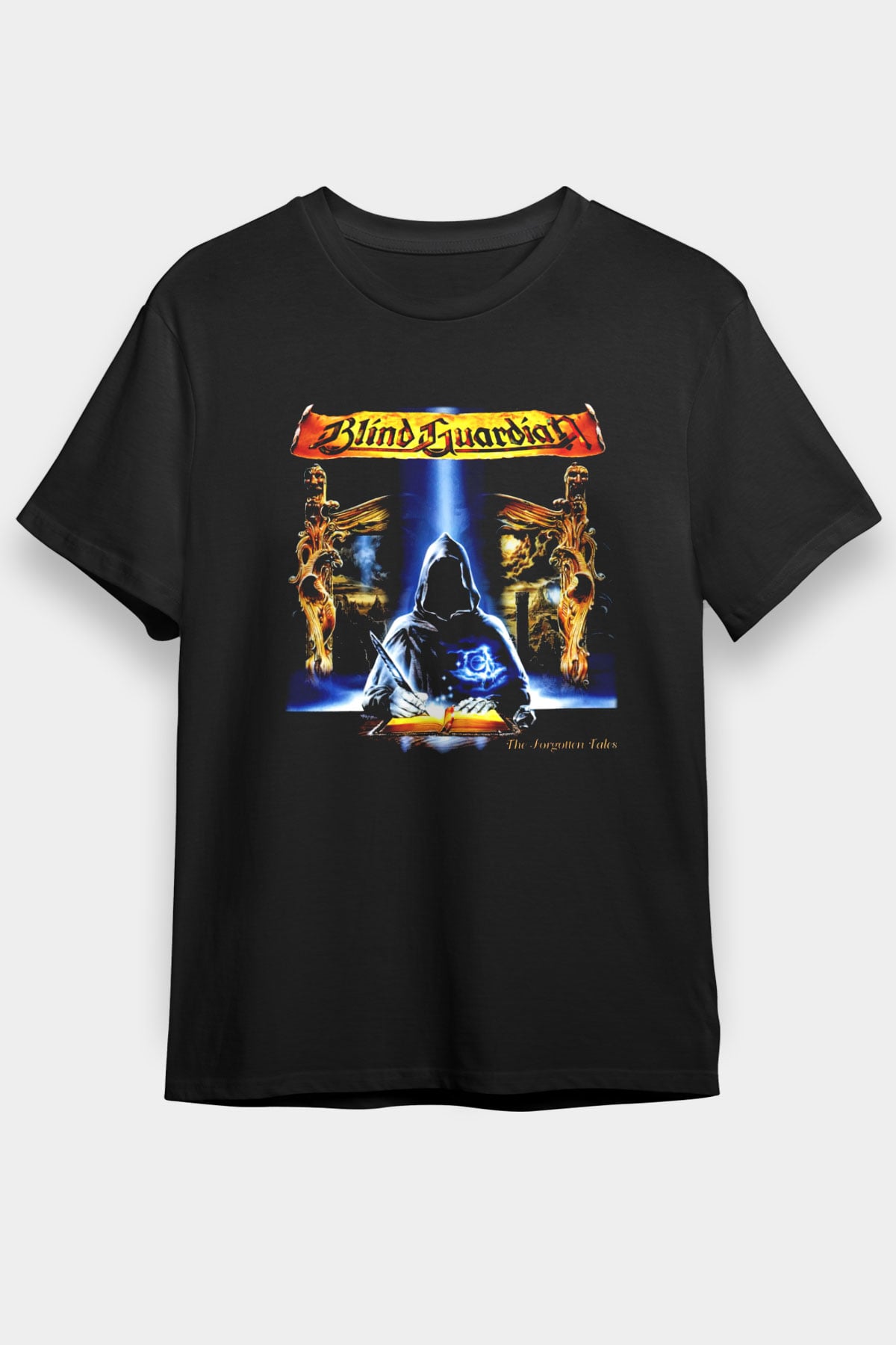 Blind Guardian Siyah Unisex Tişört T-Shirt - TişörtFabrikası