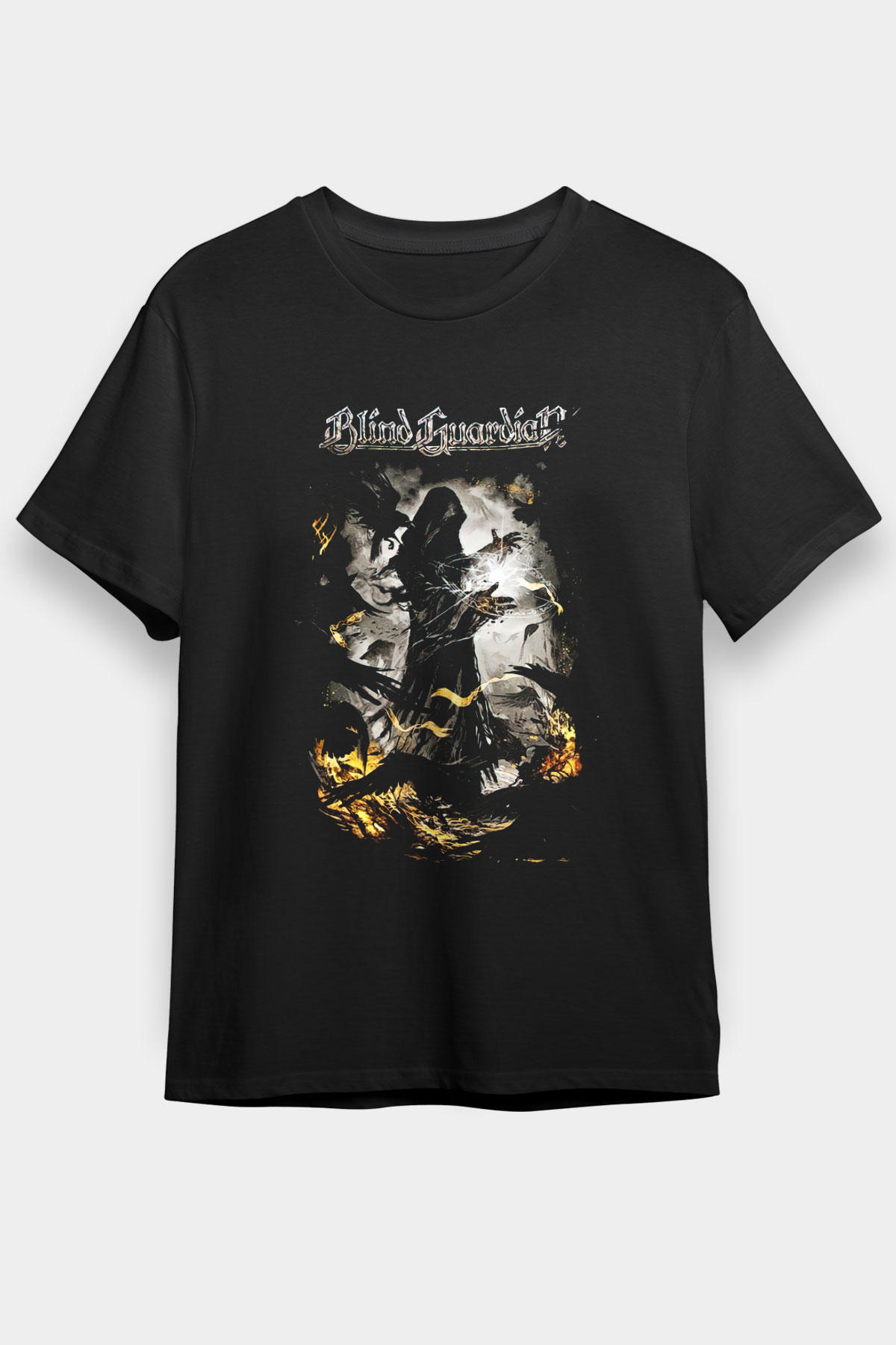 Blind Guardian Siyah Unisex Tişört T-Shirt - TişörtFabrikası
