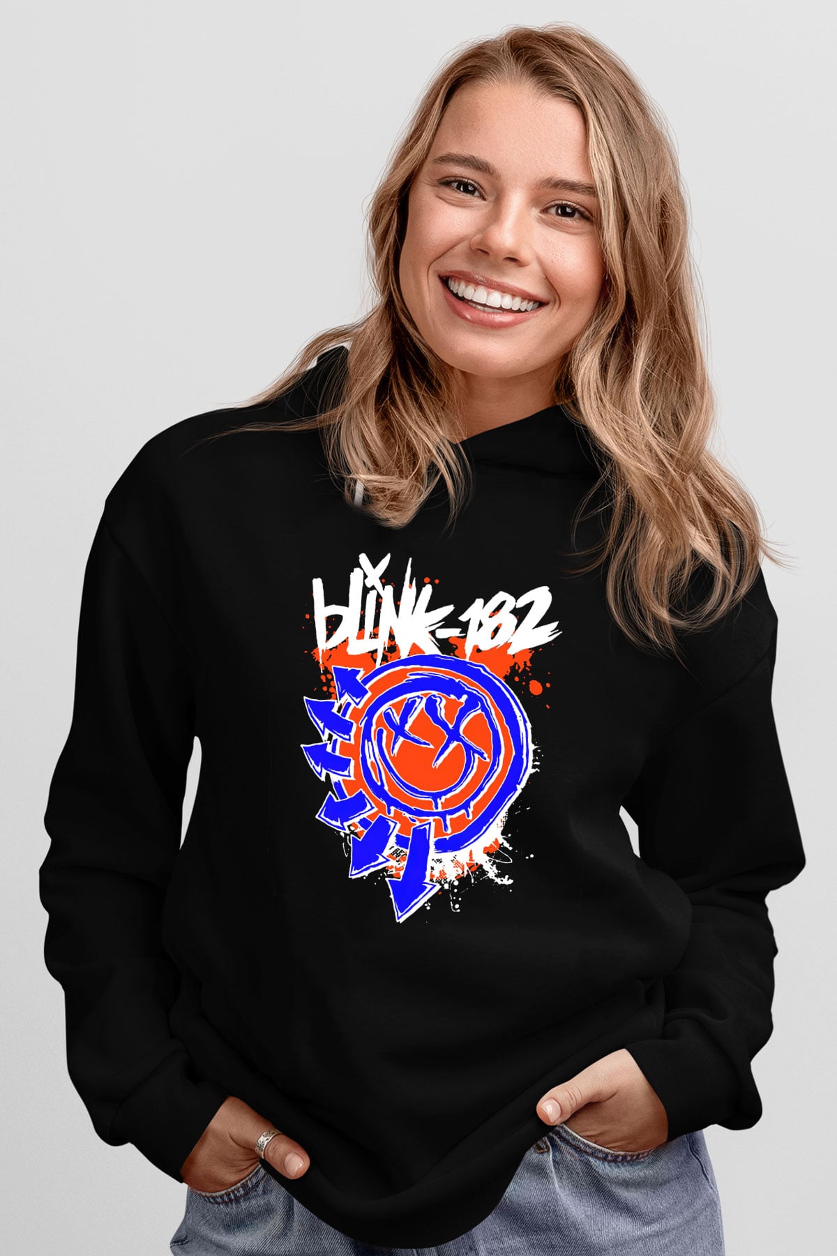 Blink 182 Siyah Unisex Hoodie