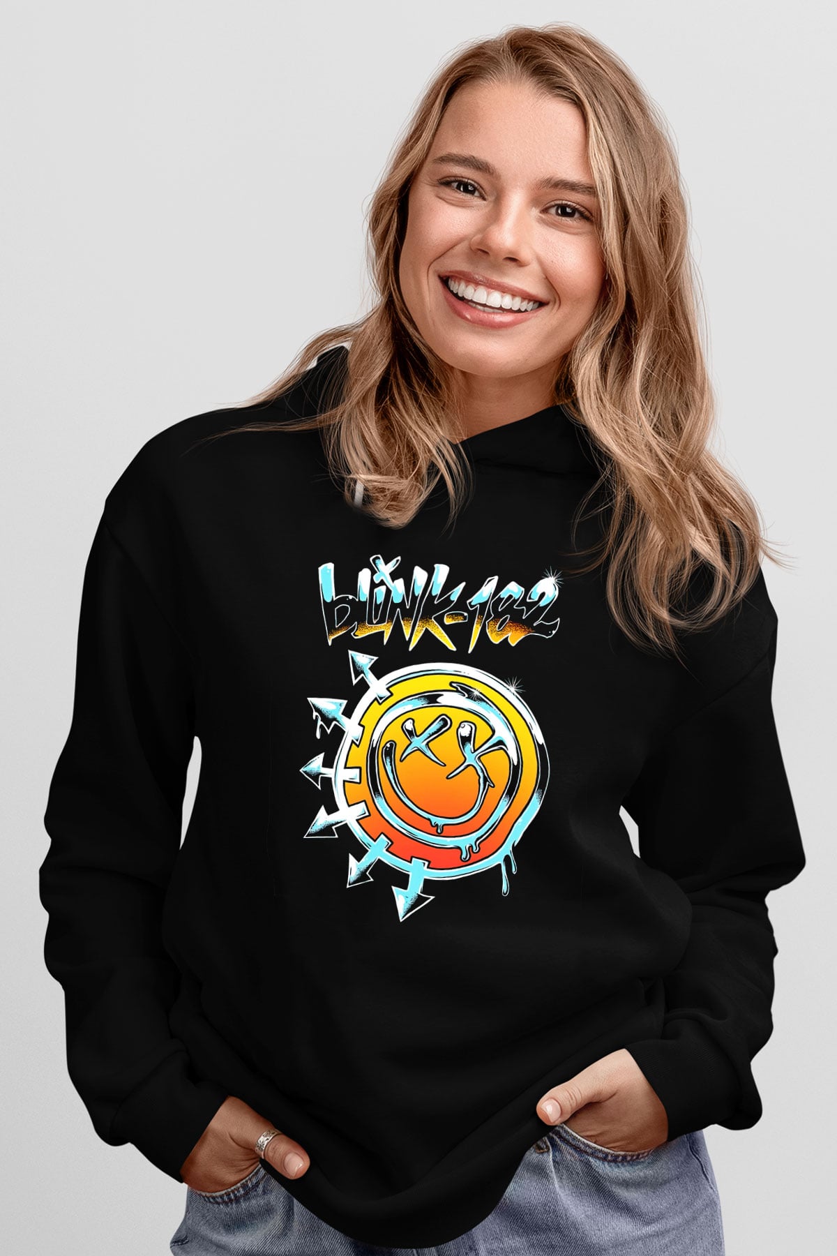 Blink 182 Siyah Unisex Hoodie