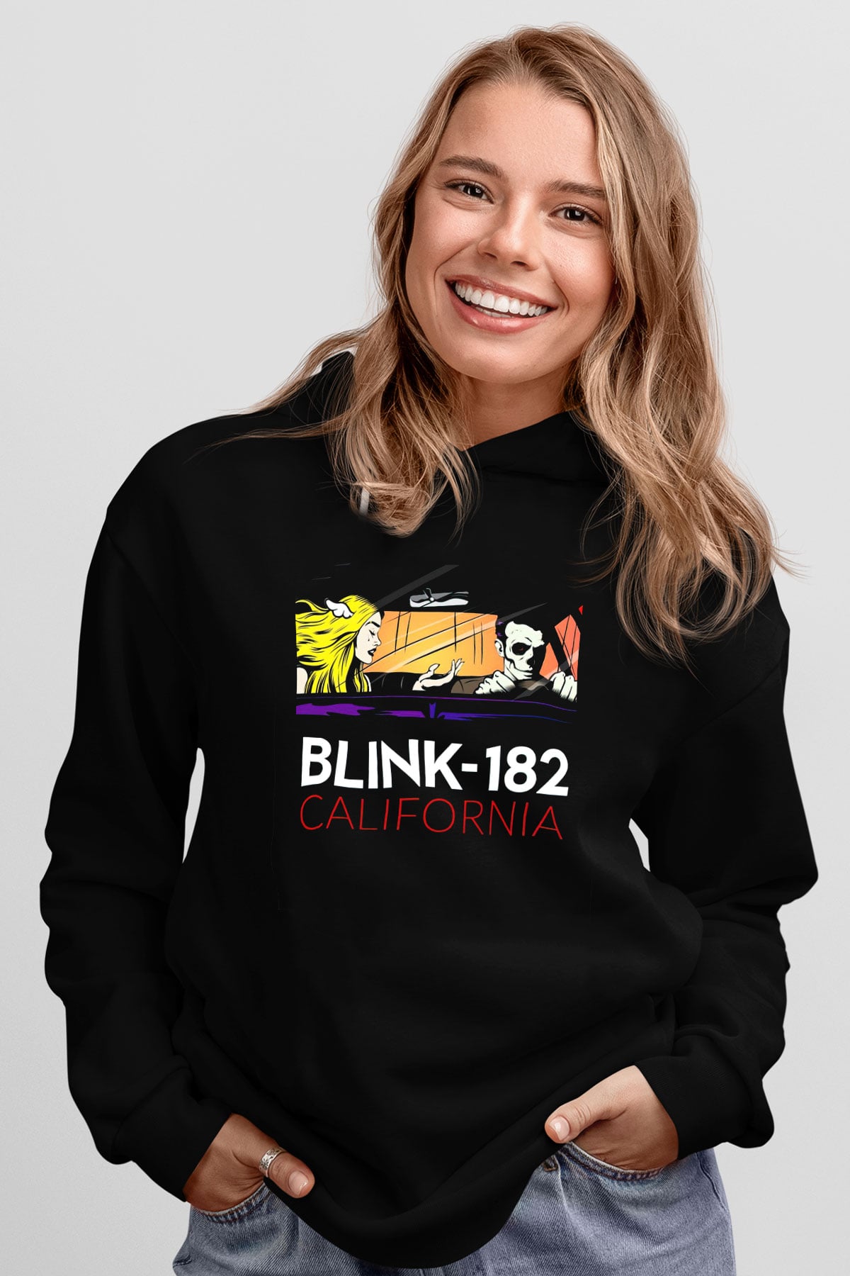 Blink 182 Siyah Unisex Hoodie