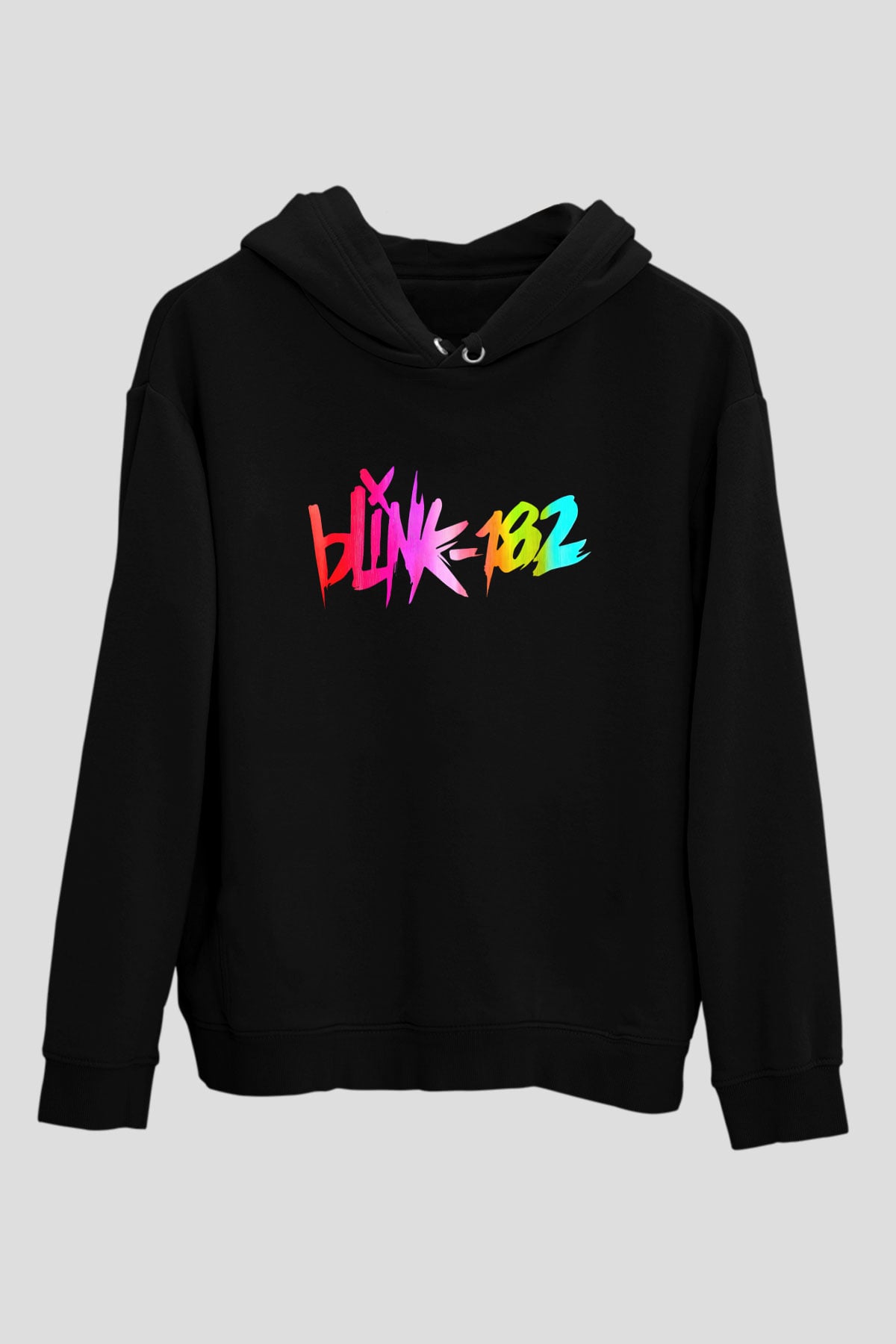 Blink 182 Siyah Unisex Kapüşonlu Sweatshirt