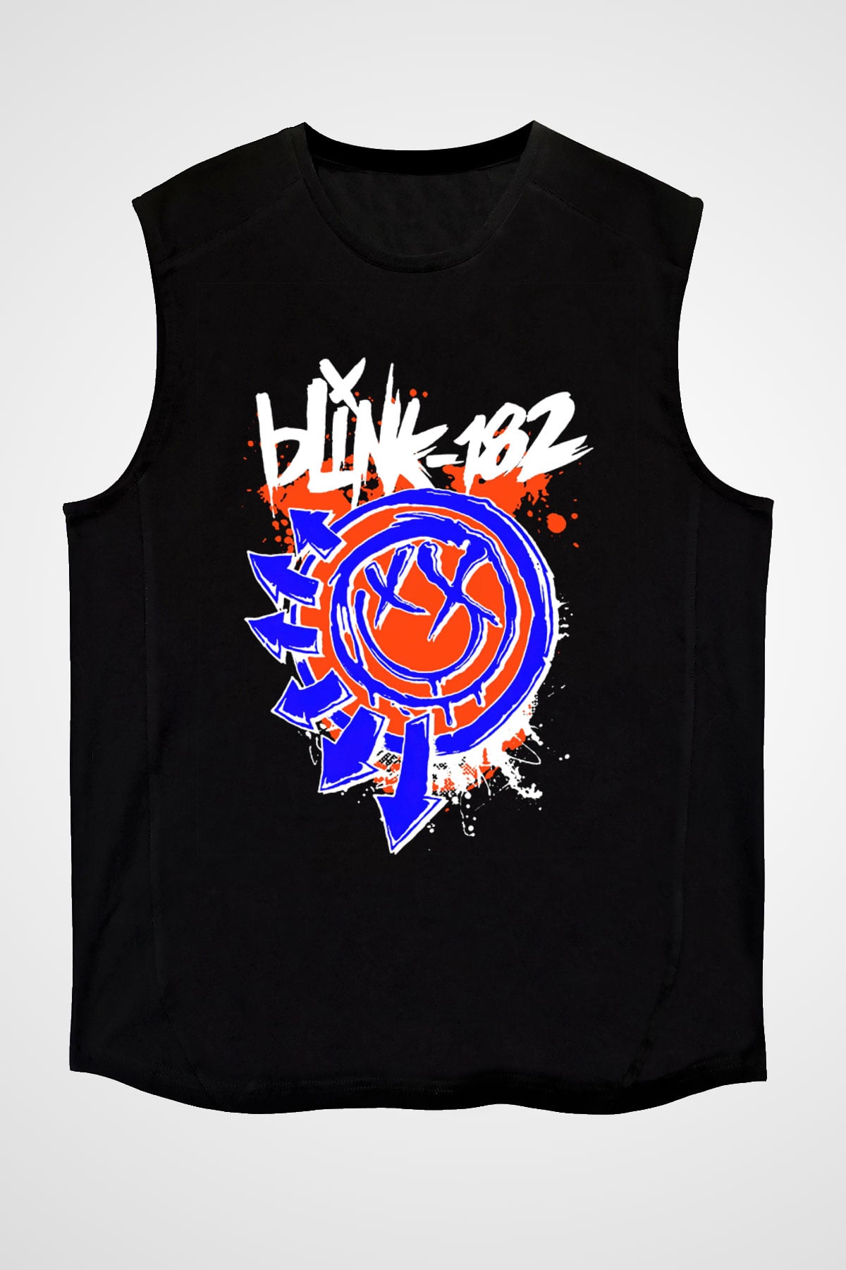 Blink 182 Siyah Unisex Kolsuz Tişört