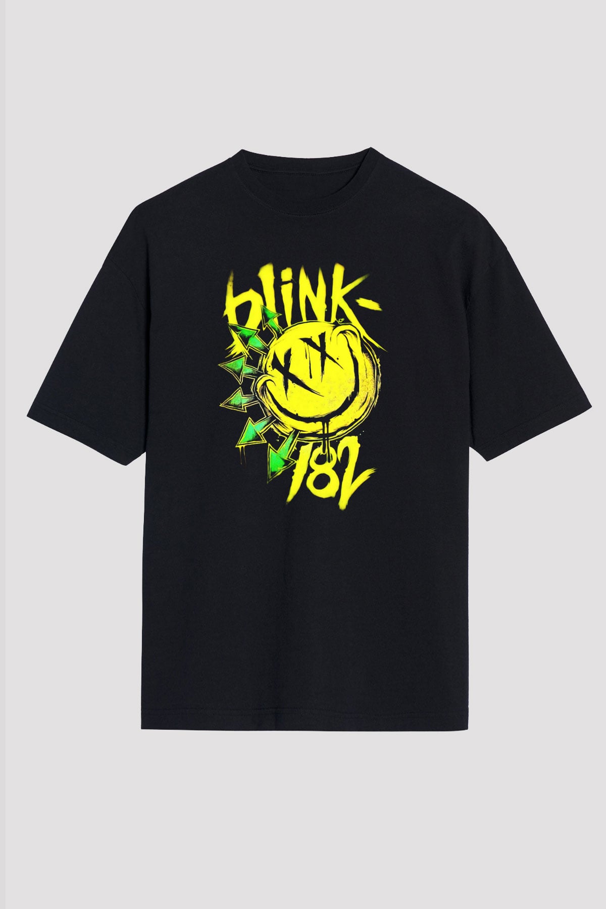 Blink 182 Siyah Unisex Oversize Tişört T-Shirt