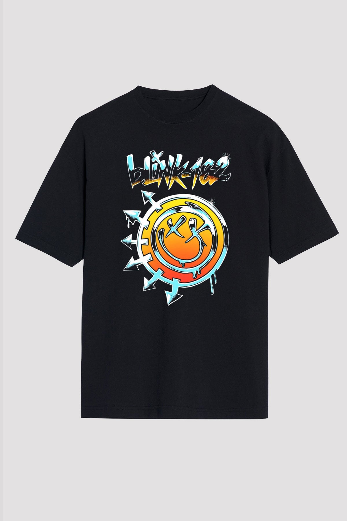 Blink 182 Siyah Unisex Oversize Tişört T-Shirt