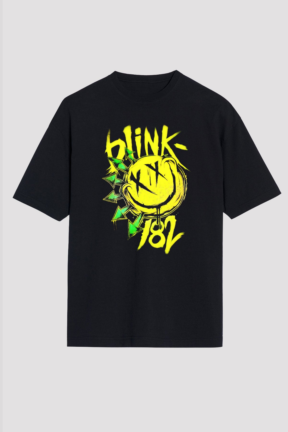Blink 182 Siyah Unisex Oversize Tişört T-Shirt