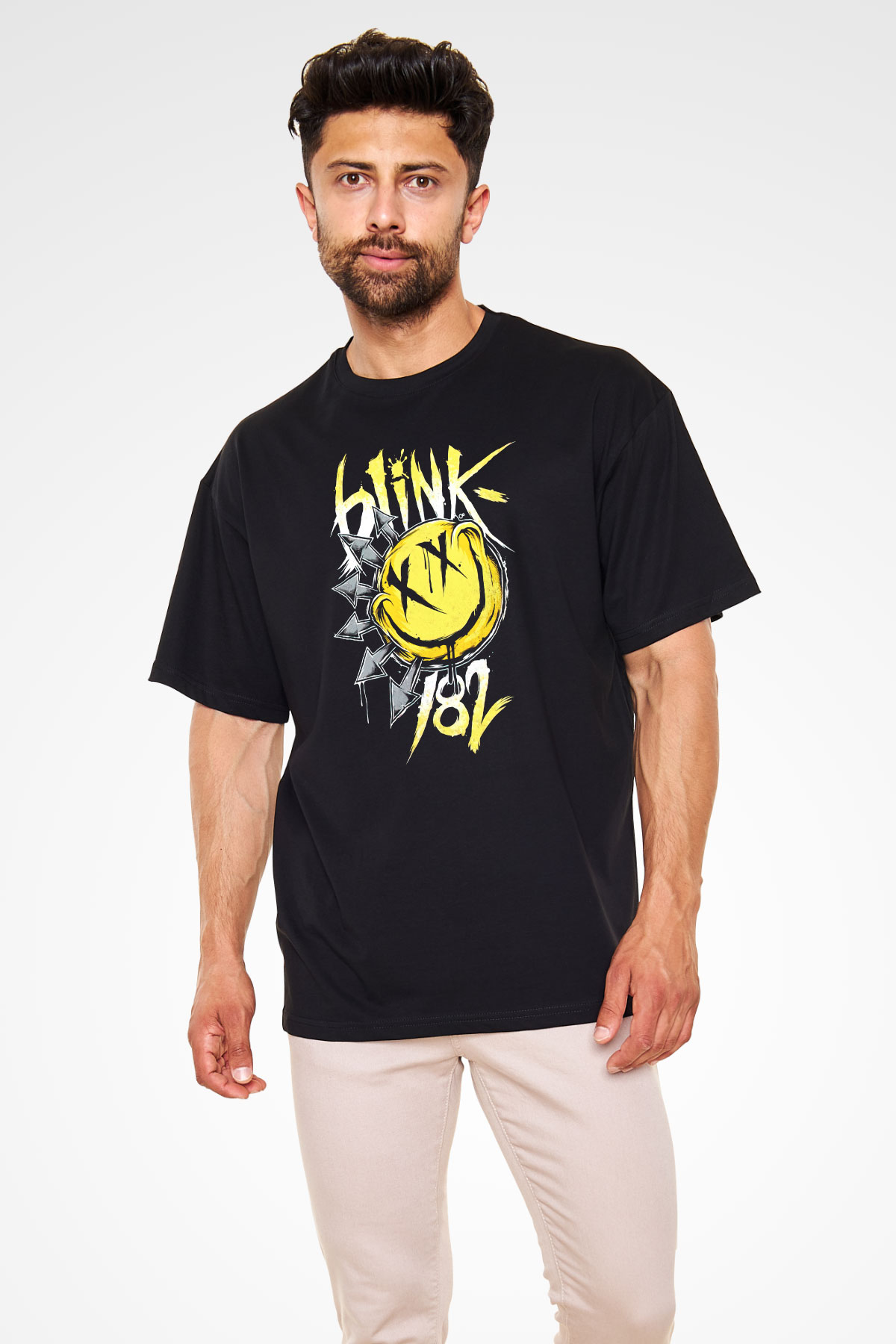 Blink 182 Siyah Unisex Oversize Tişört T-Shirt