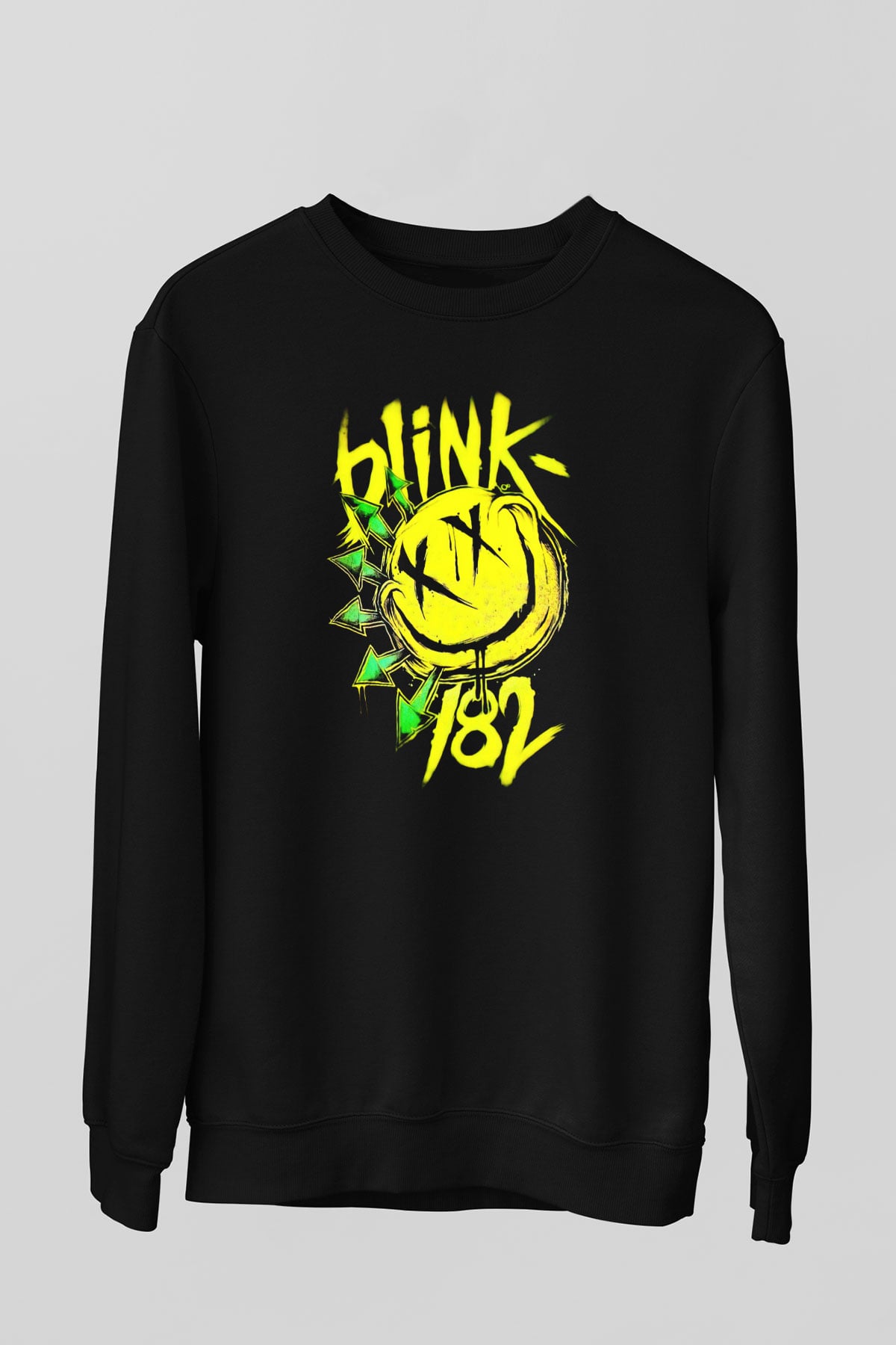 Blink 182 Siyah Unisex Sweatshirt