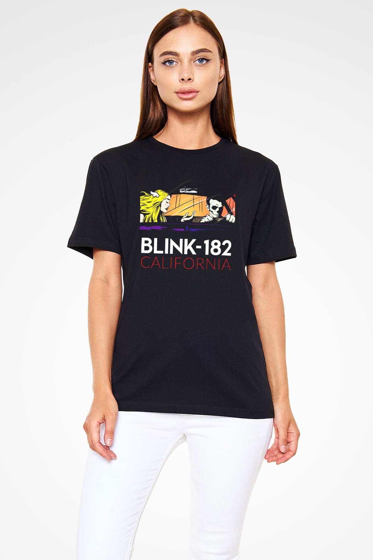 Blink 182 Siyah Unisex Tişört T-Shirt - TişörtFabrikası