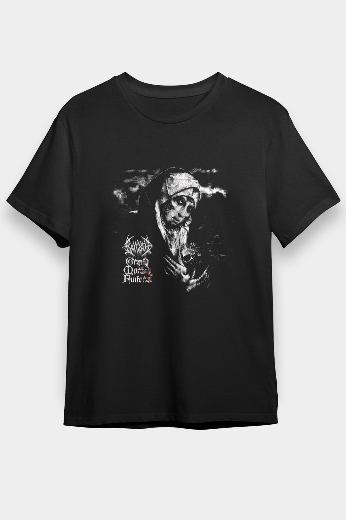 Bloodbath Baskılı Unisex Siyah Tişört