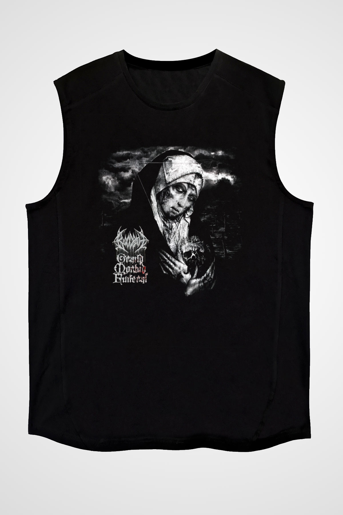Bloodbath Siyah Unisex Kolsuz Tişört