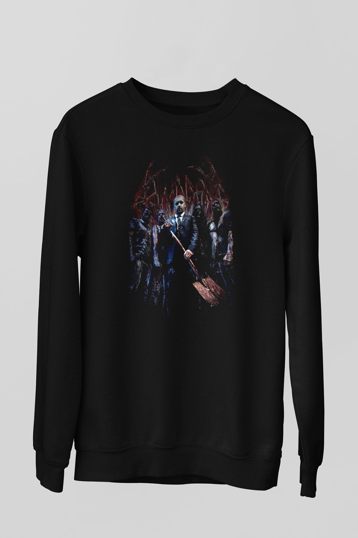 Bloodbath Siyah Unisex Sweatshirt