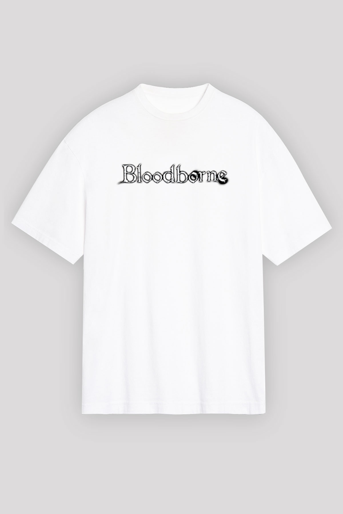 Bloodborne Beyaz Unisex Tişört T-Shirt
