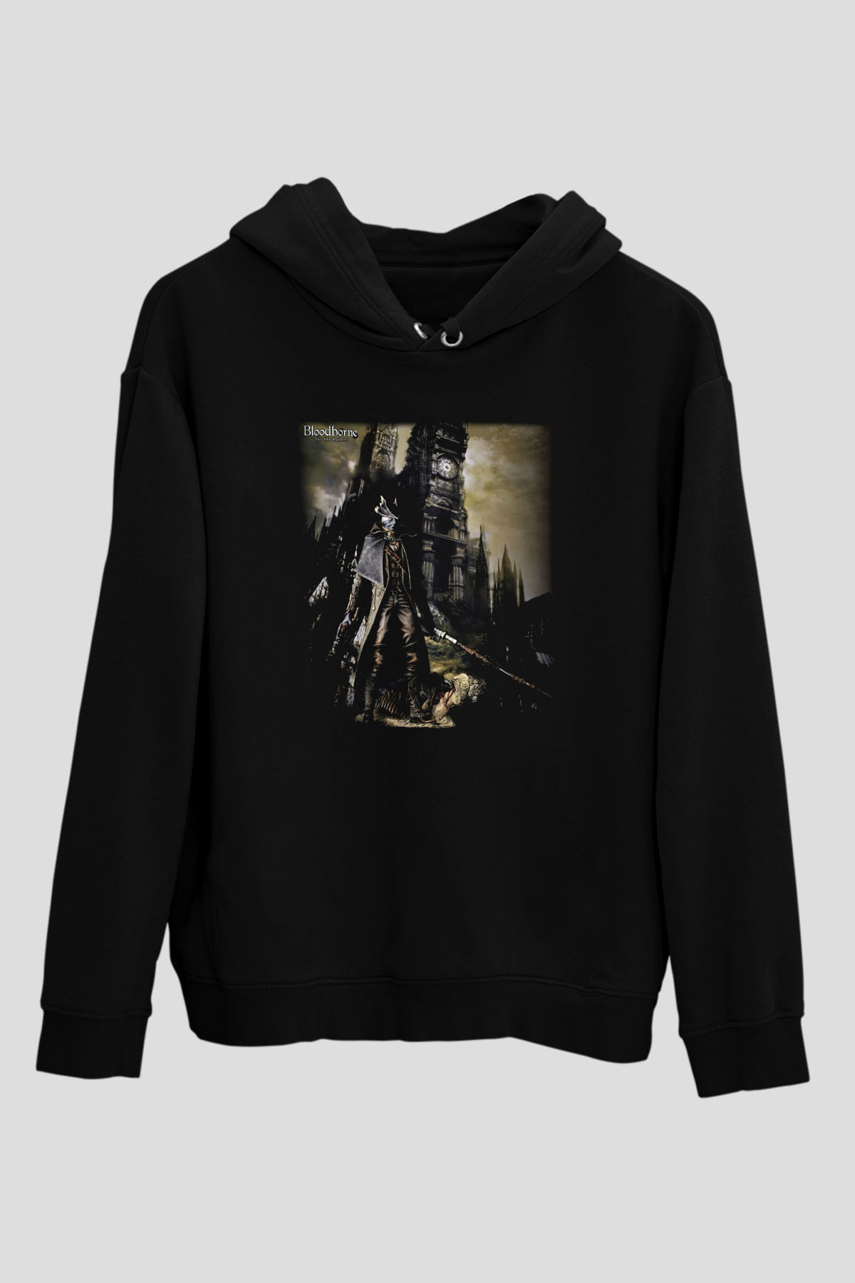 Bloodborne Siyah Unisex Hoodie