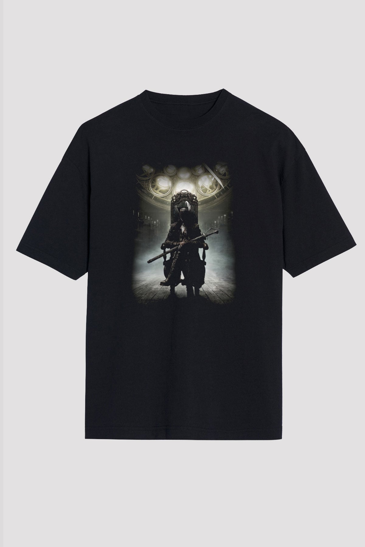 Bloodborne Siyah Unisex Oversize Tişört T-Shirt