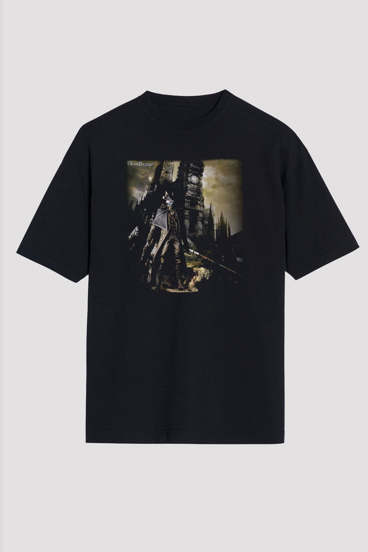 Bloodborne Siyah Unisex Oversize Tişört T-Shirt