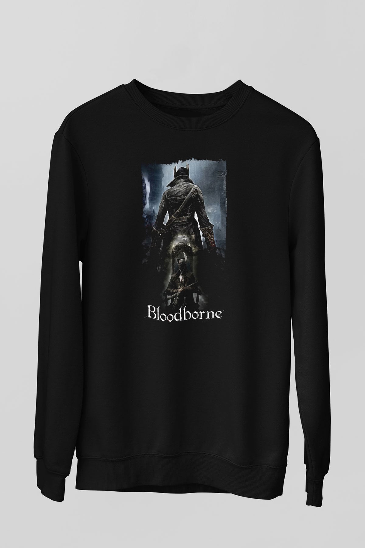 Bloodborne Siyah Unisex Sweatshirt