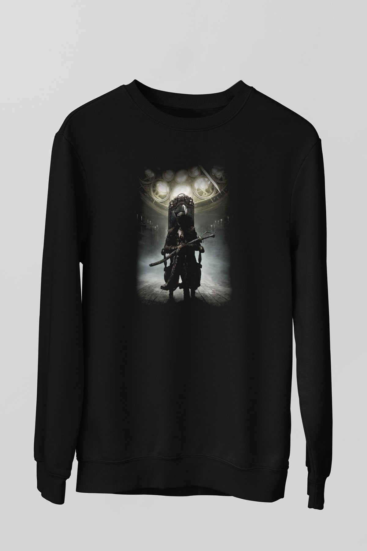 Bloodborne Siyah Unisex Sweatshirt
