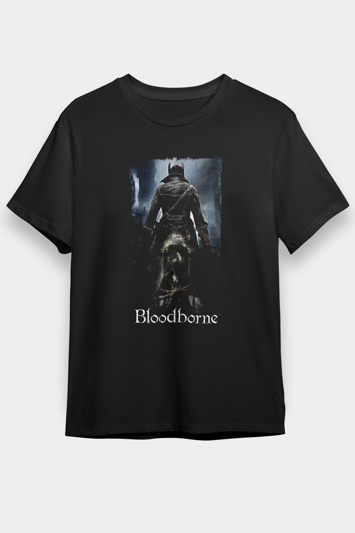 Bloodborne Siyah Unisex Tişört T-Shirt